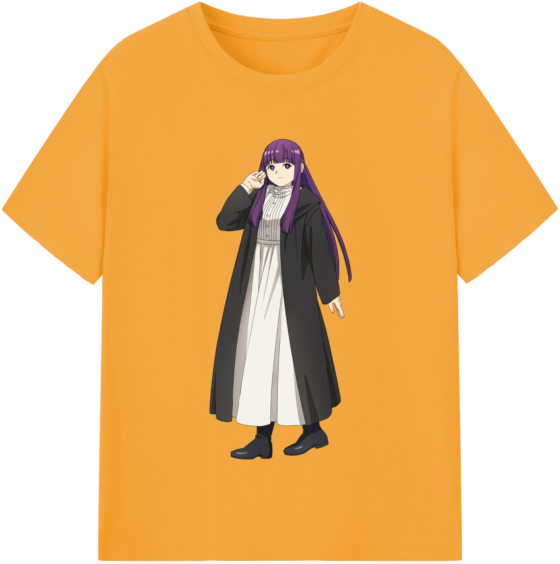（画像用） 葬送のフリーレン Frieren レディースカジュアルプリントTシャツ（綿100％）