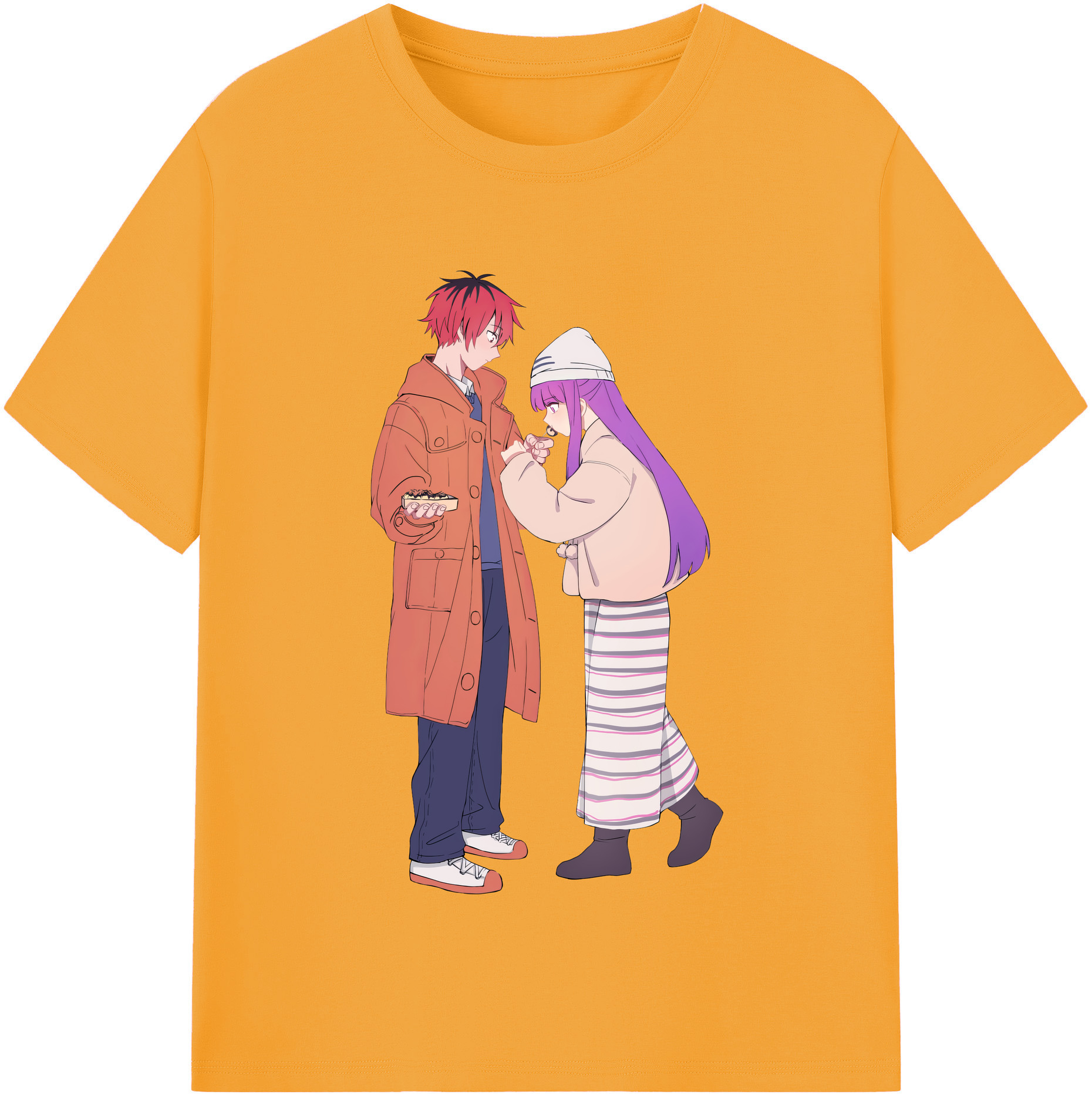 （画像用） 葬送のフリーレン Frieren レディースカジュアルプリントTシャツ（綿100％）