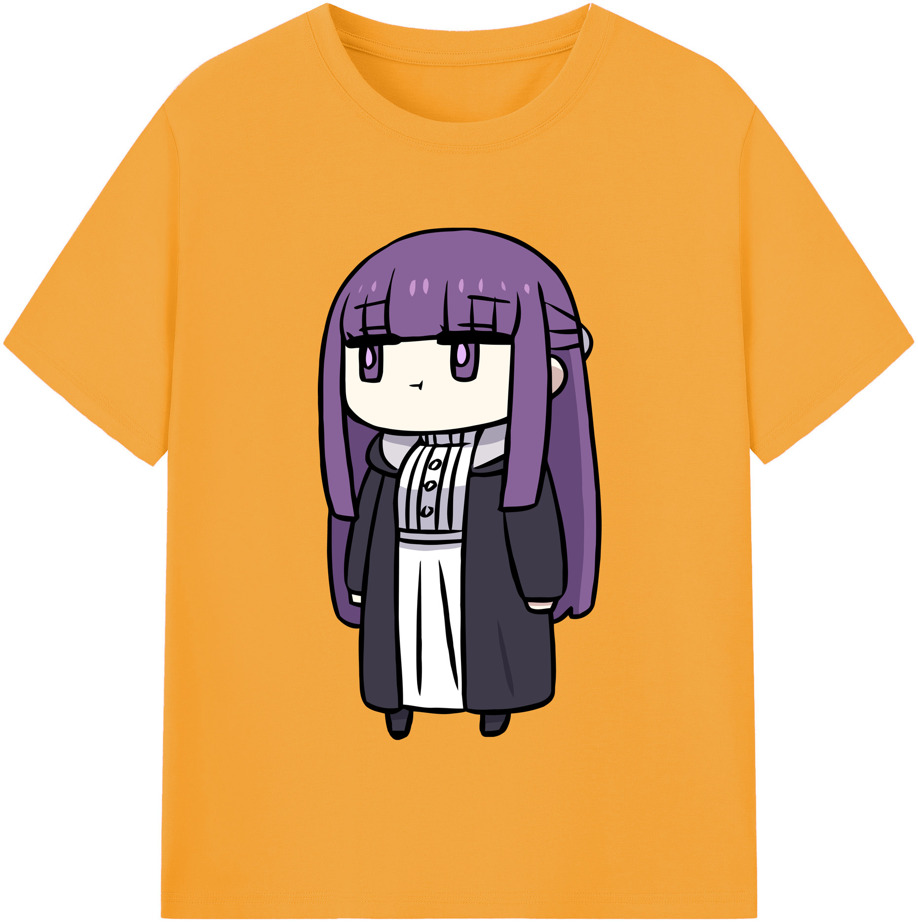 （画像用） 葬送のフリーレン Frieren レディースカジュアルプリントTシャツ（綿100％）