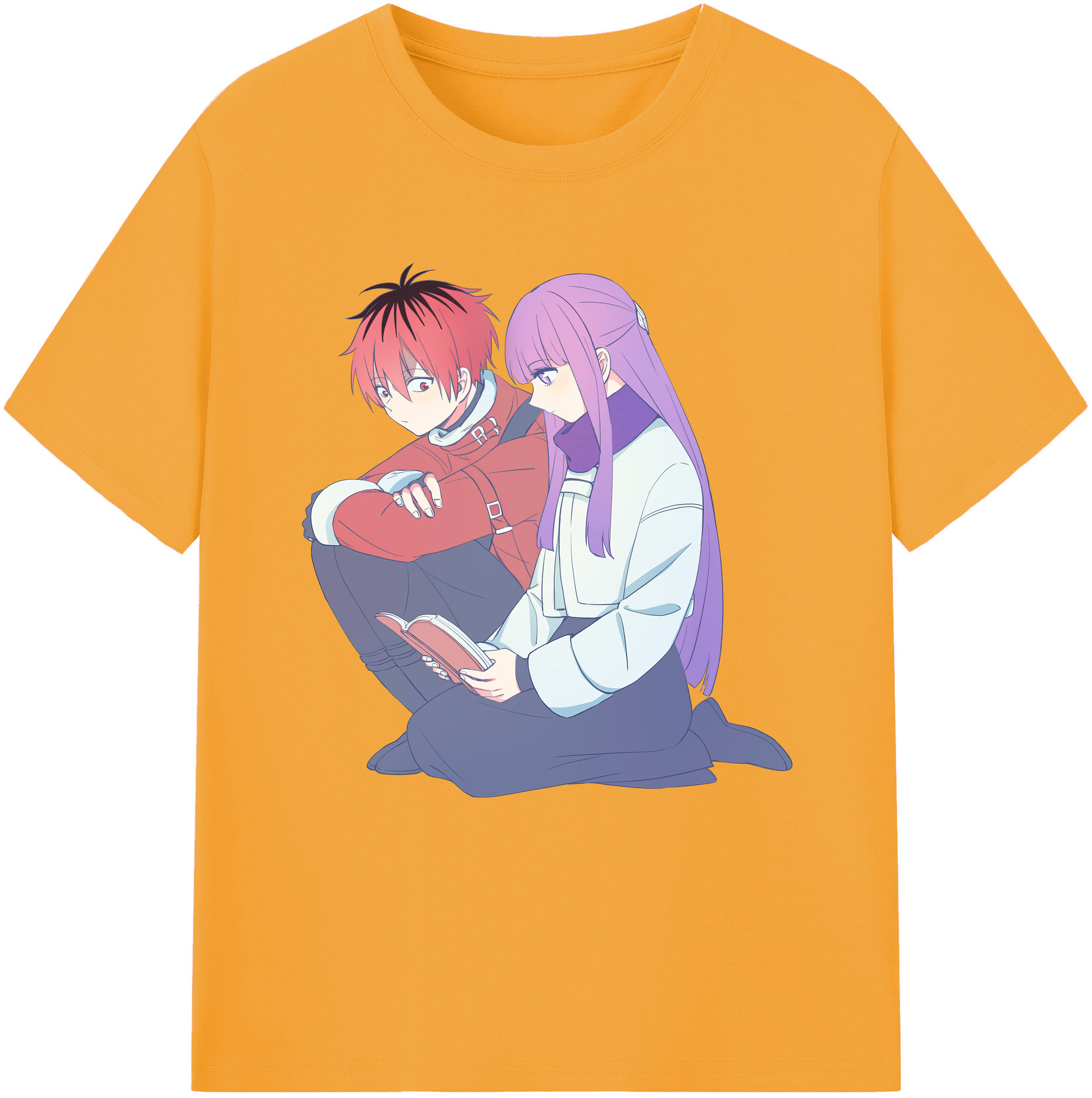 （画像用） 葬送のフリーレン Frieren レディースカジュアルプリントTシャツ（綿100％）