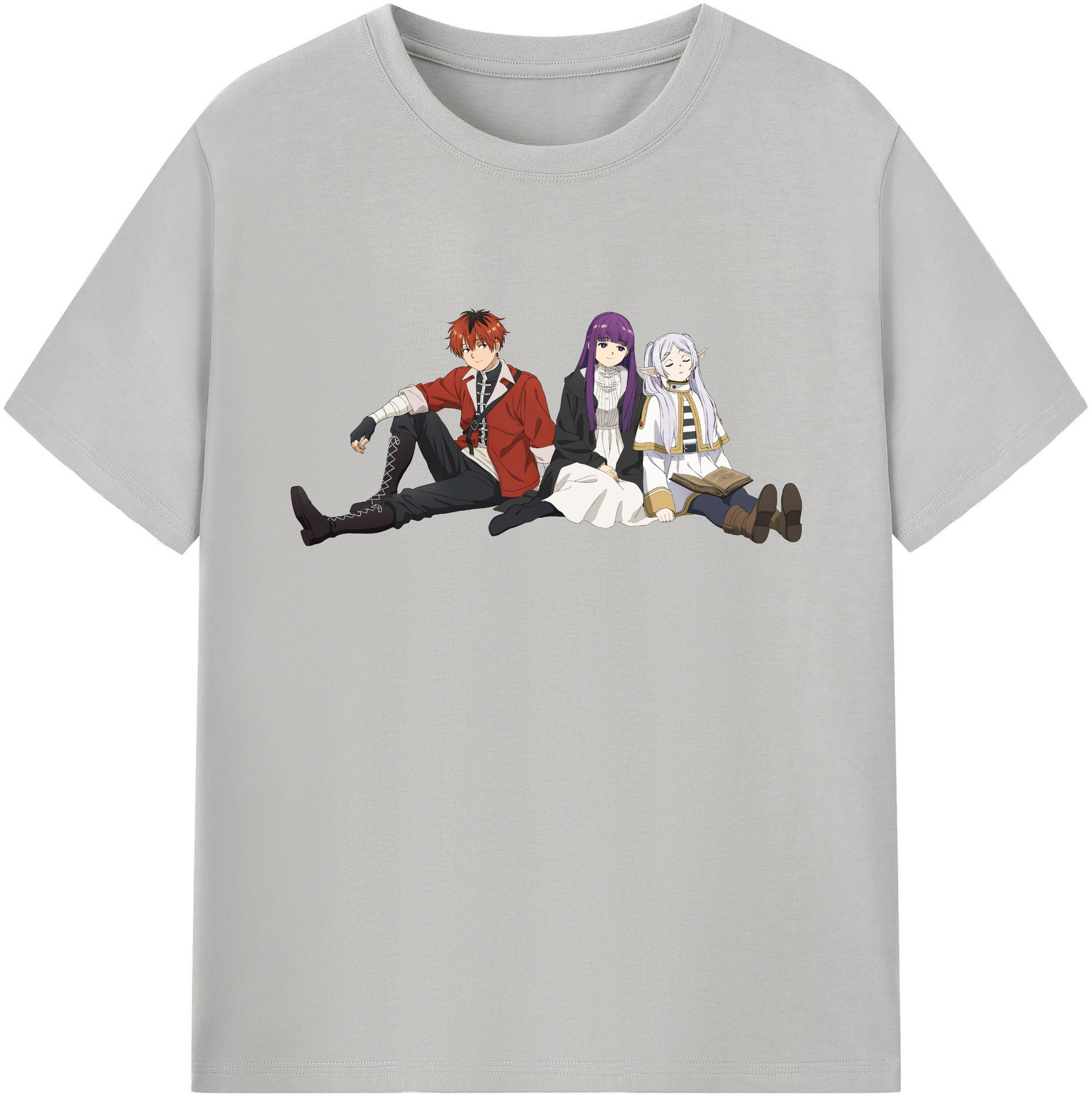（画像用） 葬送のフリーレン Frieren レディースカジュアルプリントTシャツ（綿100％）