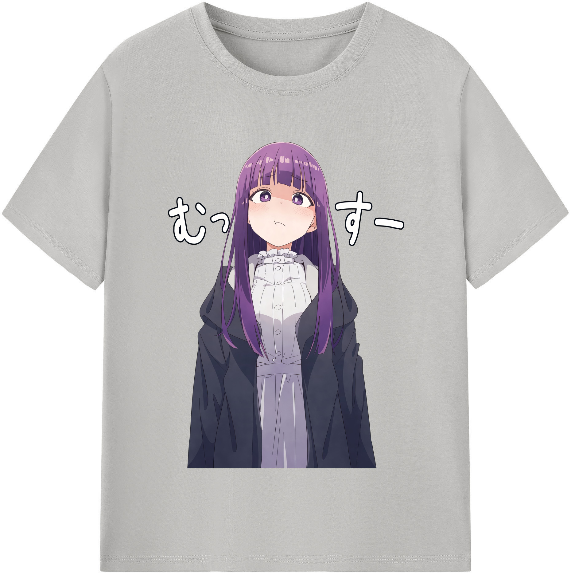 （画像用） 葬送のフリーレン Frieren レディースカジュアルプリントTシャツ（綿100％）