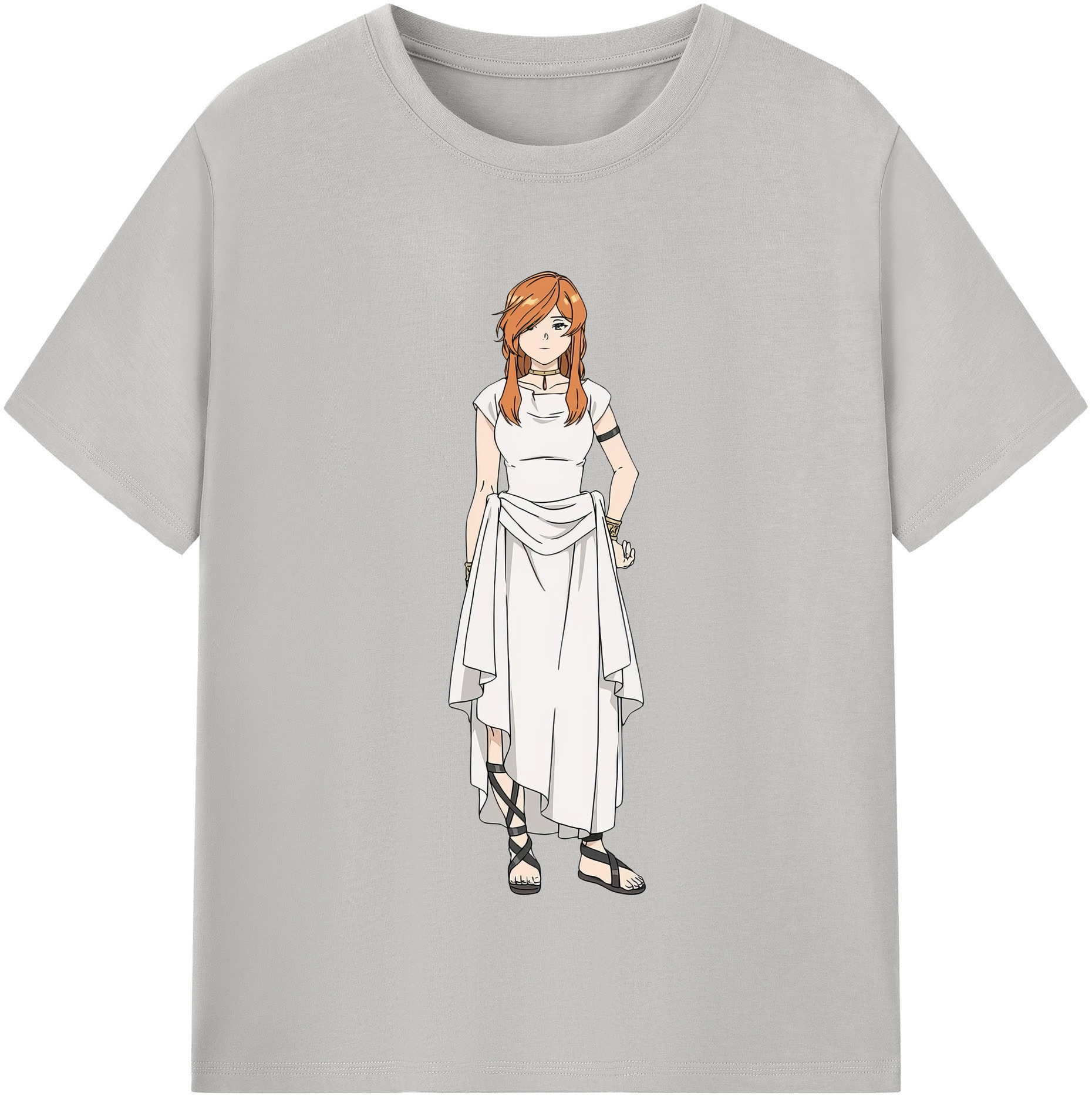 （画像用） 葬送のフリーレン Frieren レディースカジュアルプリントTシャツ（綿100％）