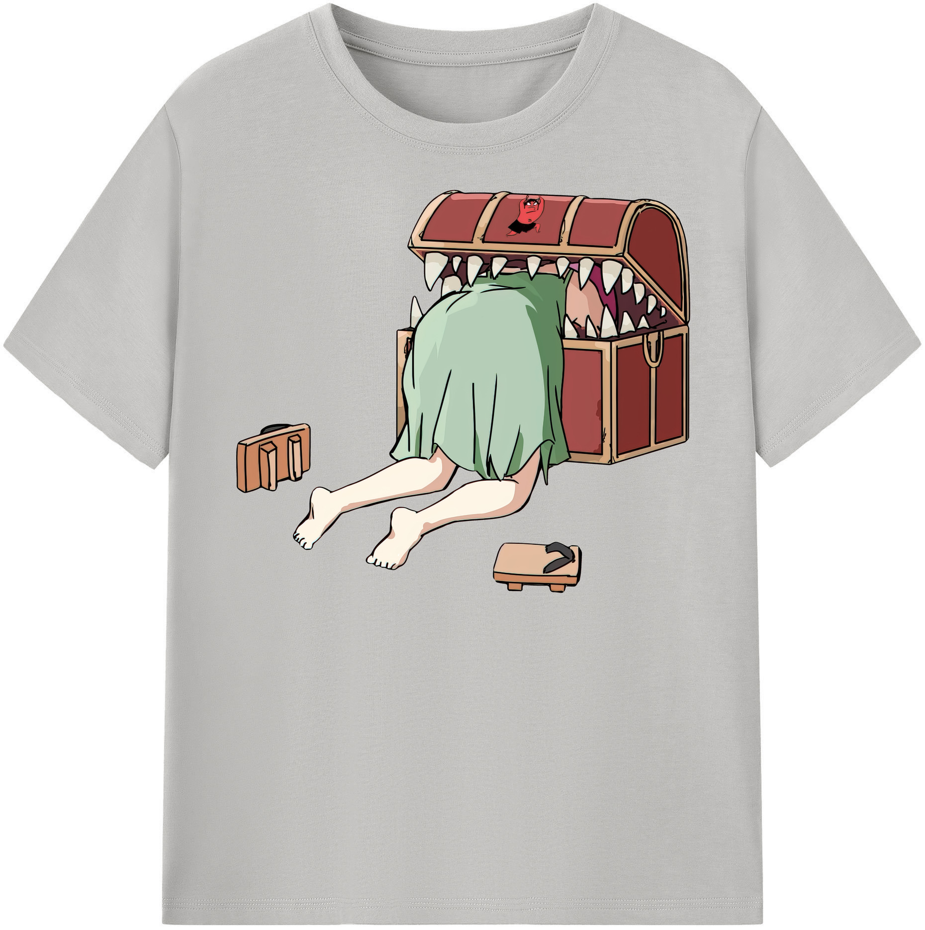 （画像用） 葬送のフリーレン Frieren レディースカジュアルプリントTシャツ（綿100％）