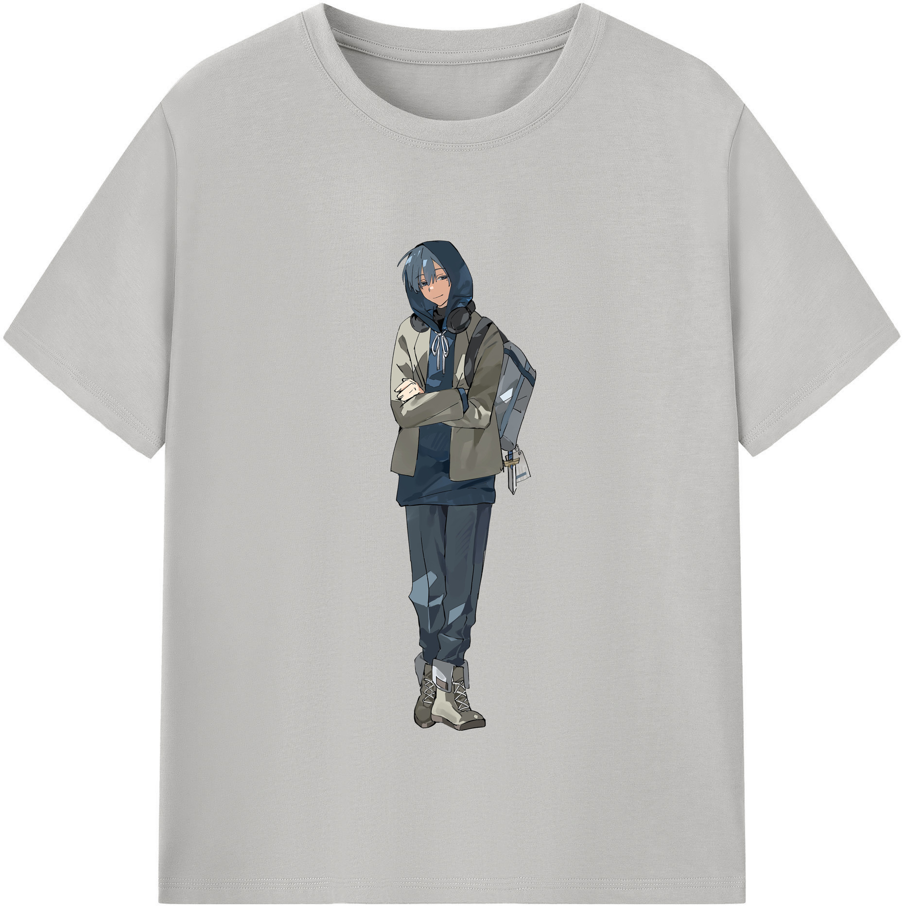 （画像用） 葬送のフリーレン Frieren レディースカジュアルプリントTシャツ（綿100％）
