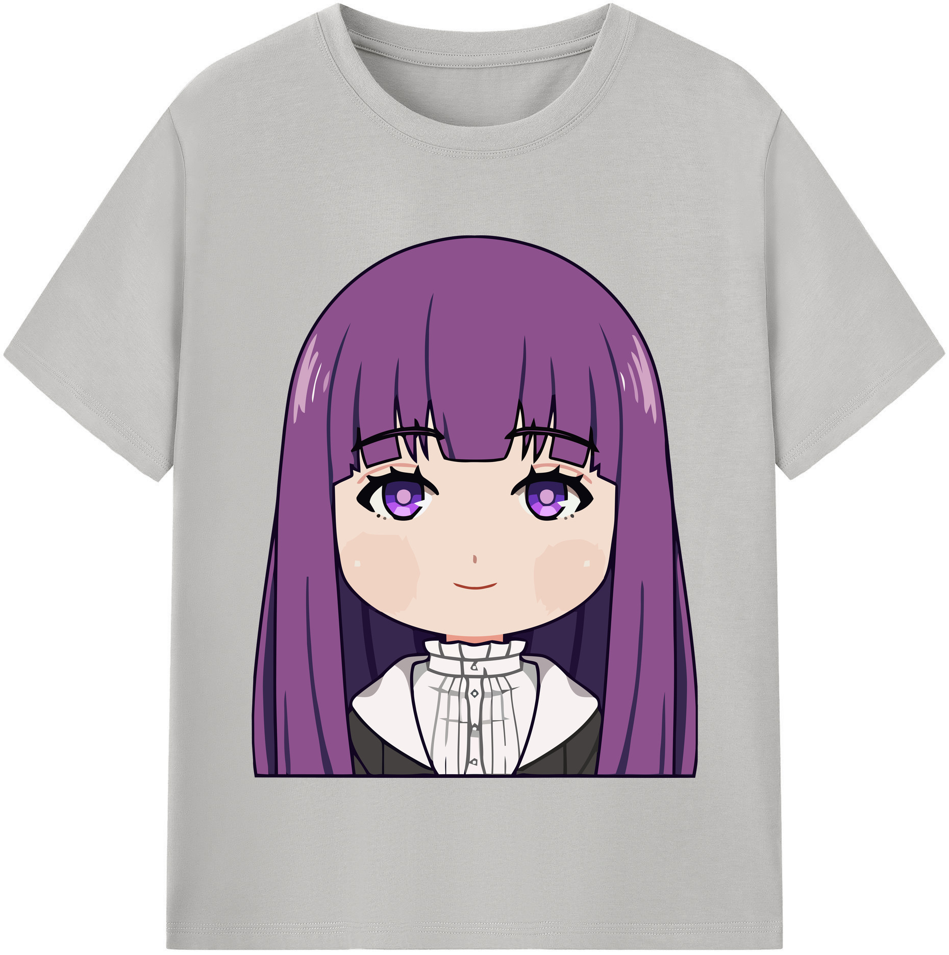 （画像用） 葬送のフリーレン Frieren レディースカジュアルプリントTシャツ（綿100％）