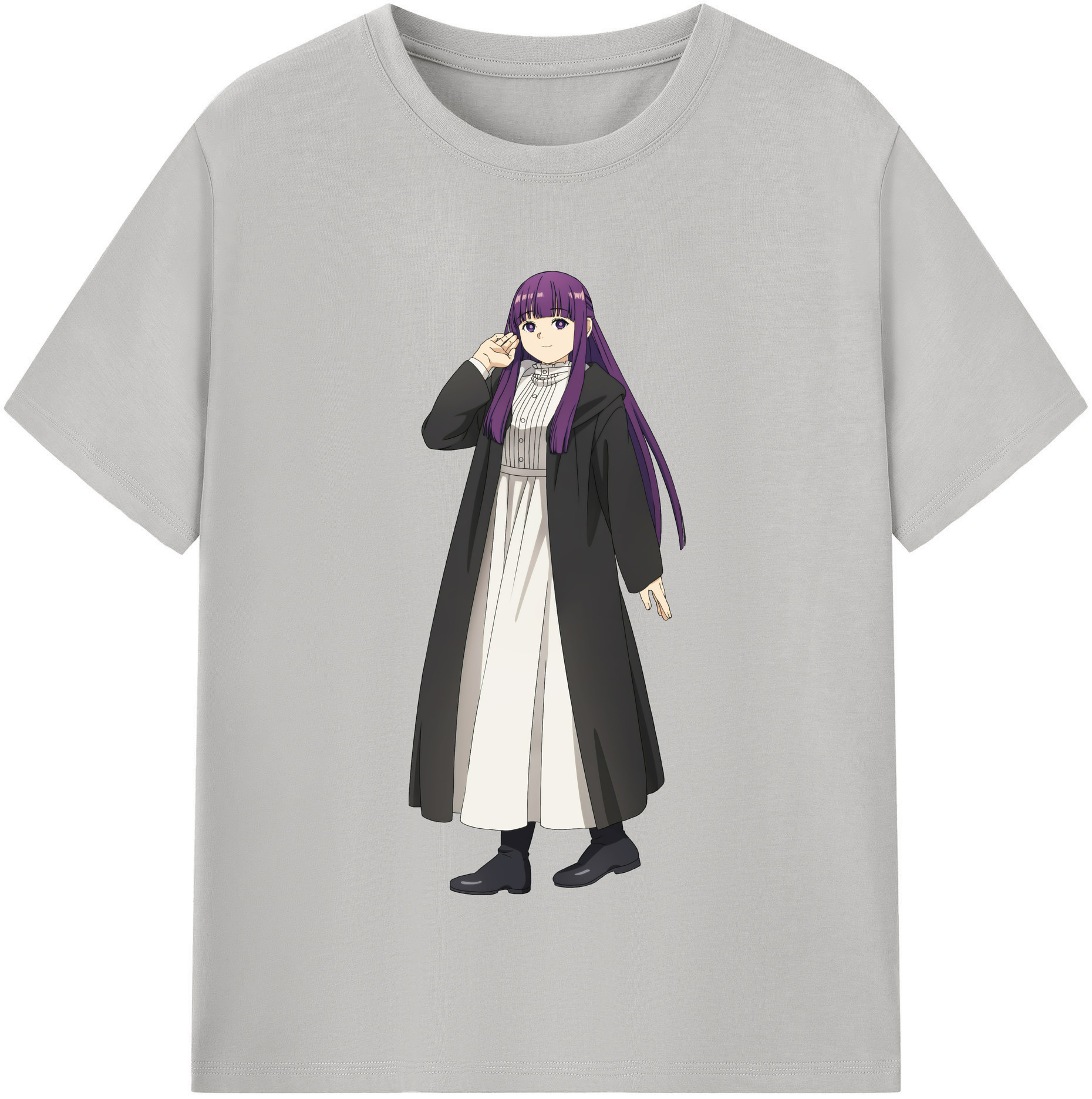 （画像用） 葬送のフリーレン Frieren レディースカジュアルプリントTシャツ（綿100％）