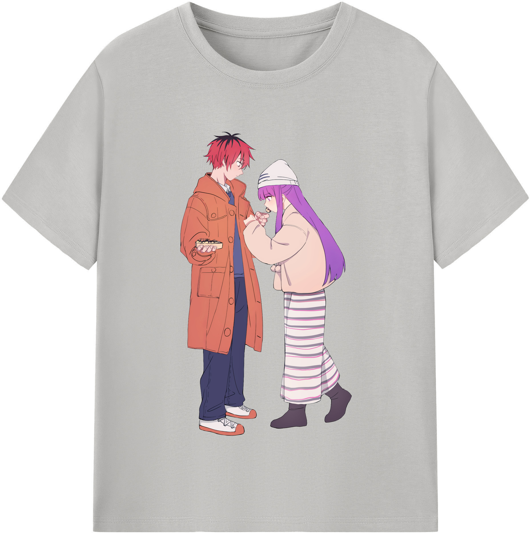 （画像用） 葬送のフリーレン Frieren レディースカジュアルプリントTシャツ（綿100％）