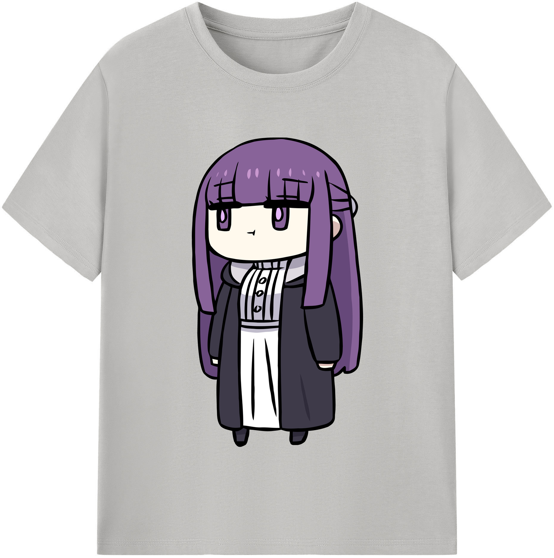 （画像用） 葬送のフリーレン Frieren レディースカジュアルプリントTシャツ（綿100％）