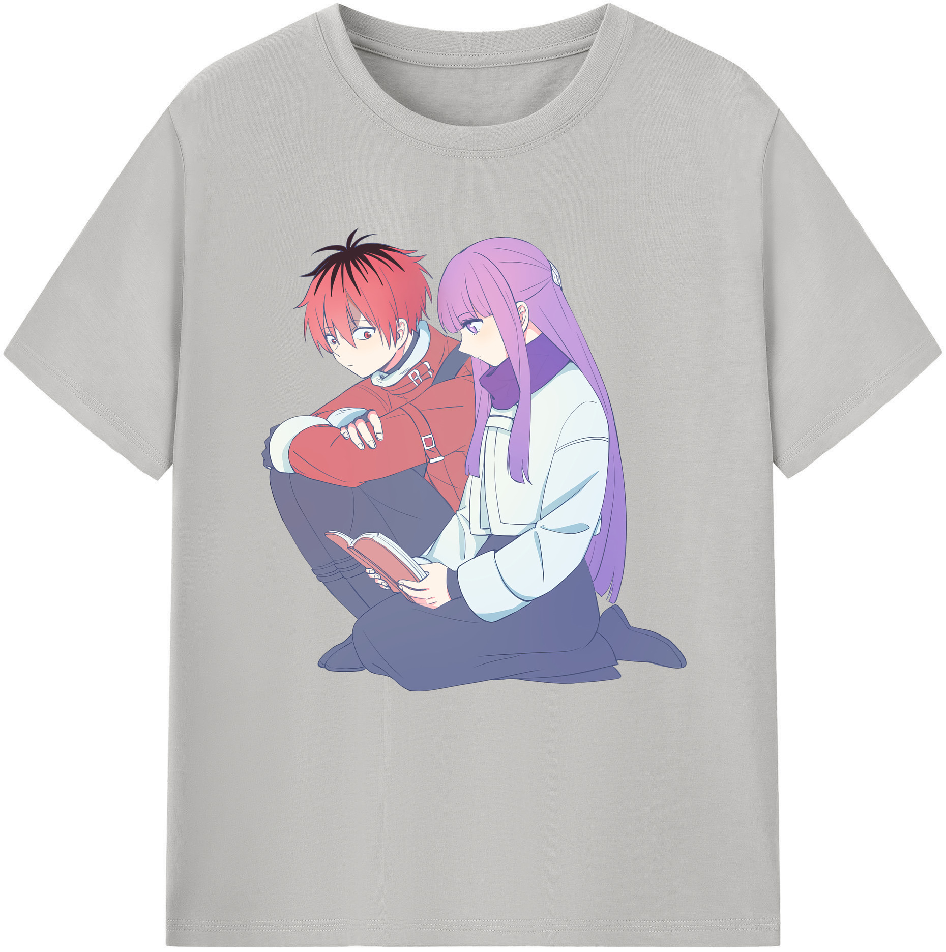 （画像用） 葬送のフリーレン Frieren レディースカジュアルプリントTシャツ（綿100％）