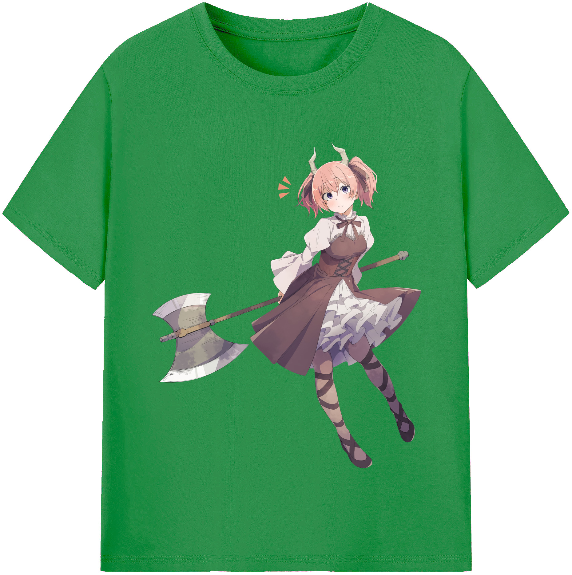（画像用） 葬送のフリーレン Frieren レディースカジュアルプリントTシャツ（綿100％）