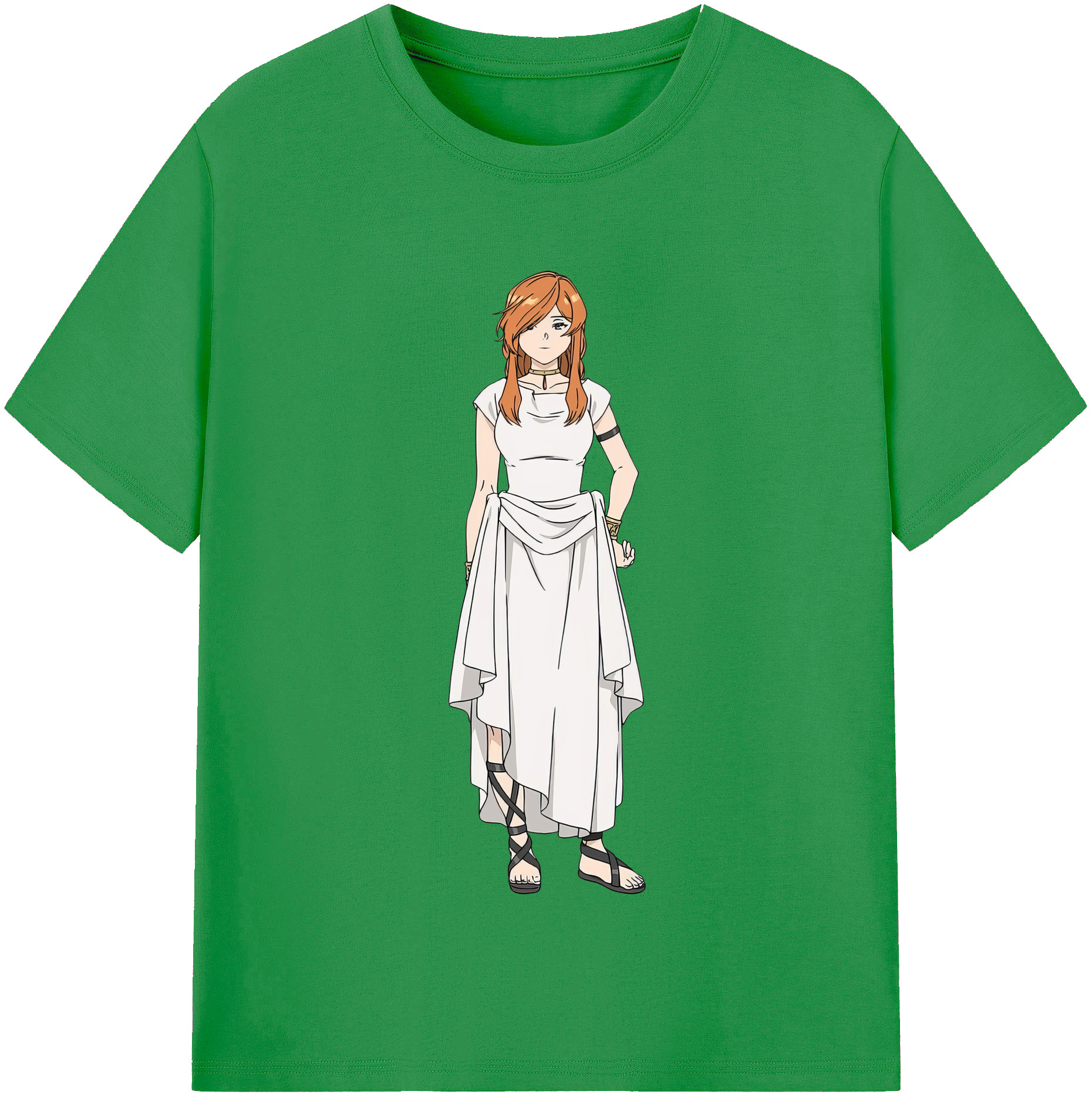 （画像用） 葬送のフリーレン Frieren レディースカジュアルプリントTシャツ（綿100％）