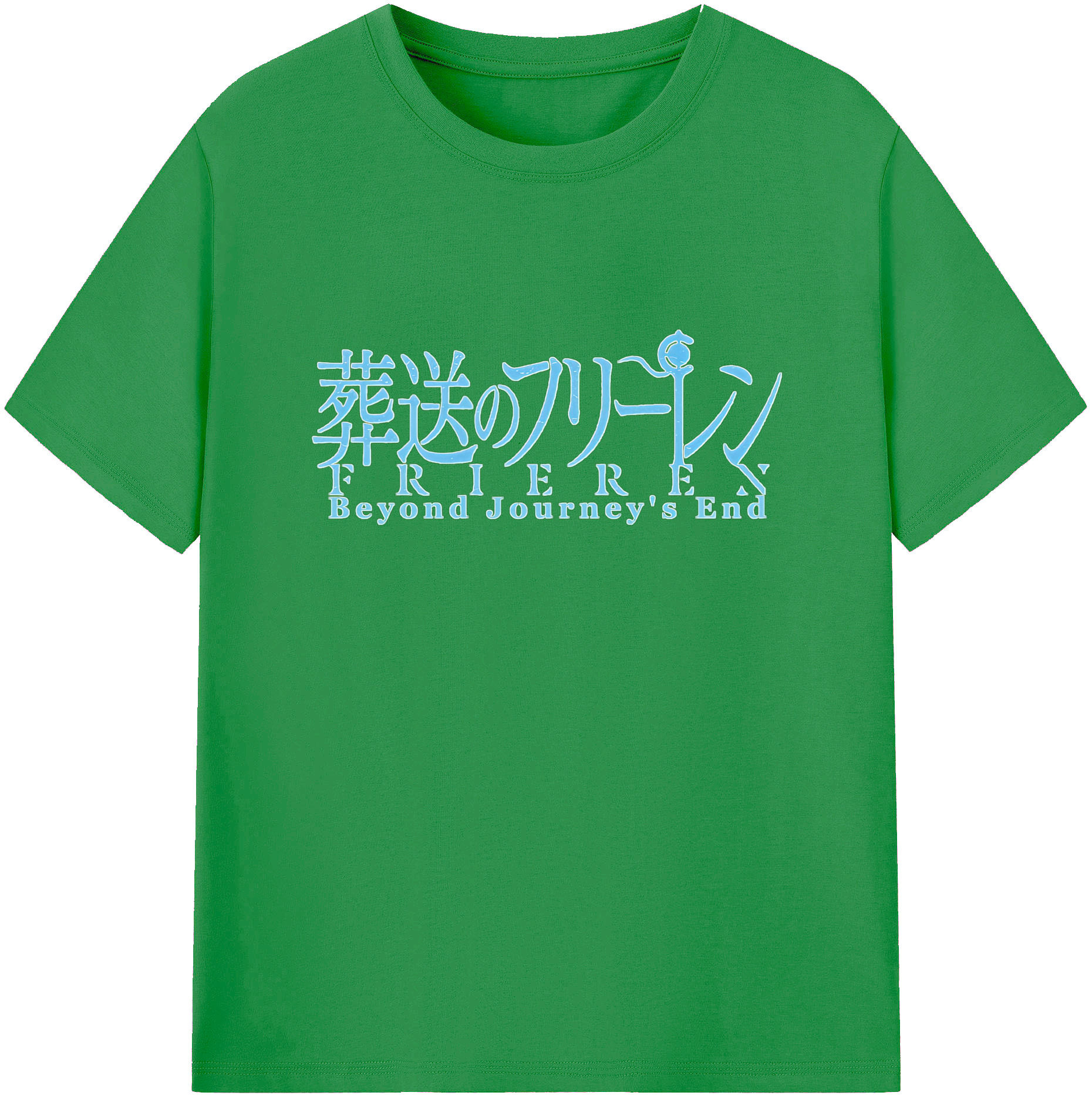 （画像用） 葬送のフリーレン Frieren レディースカジュアルプリントTシャツ（綿100％）
