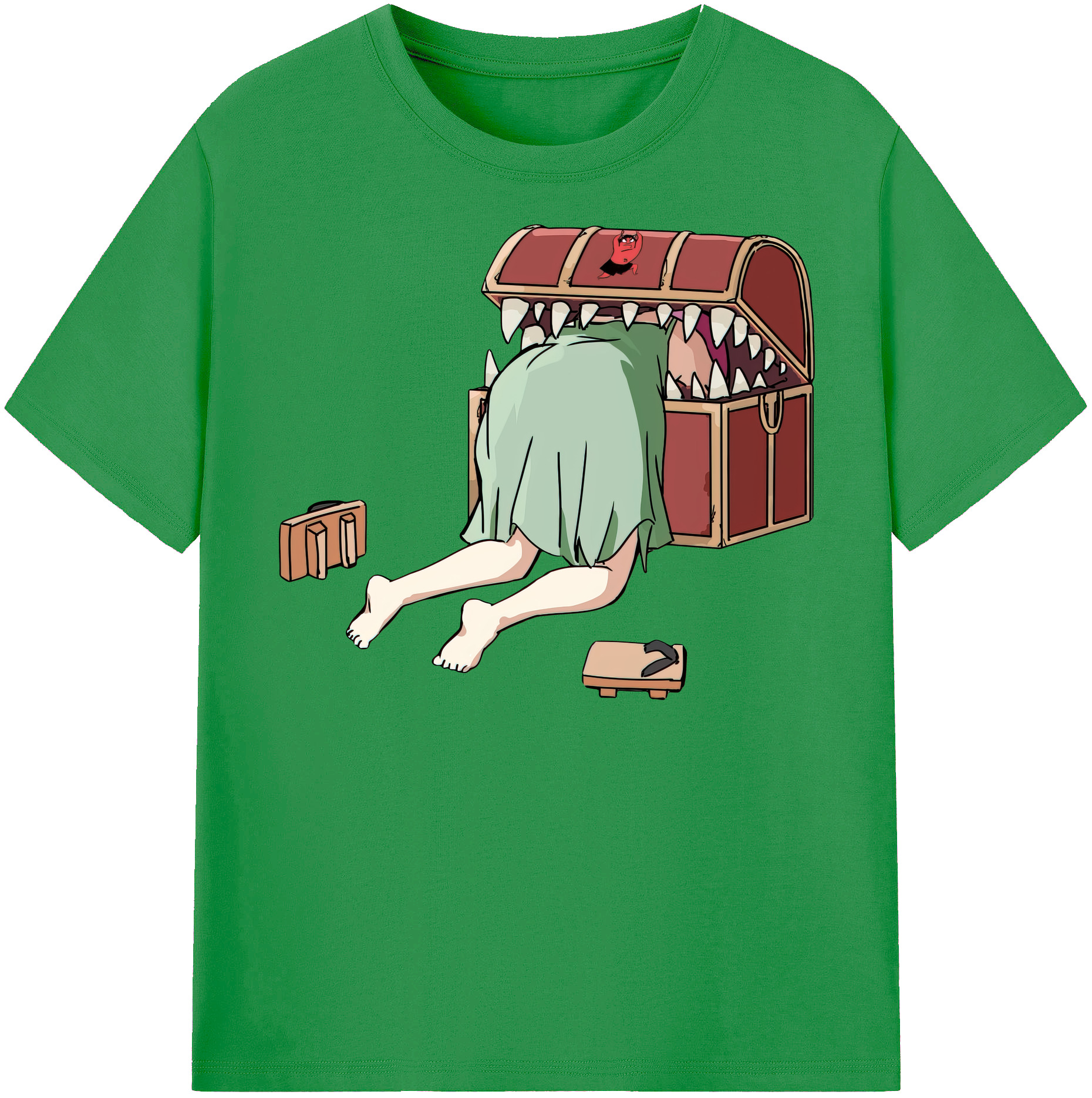 （画像用） 葬送のフリーレン Frieren レディースカジュアルプリントTシャツ（綿100％）