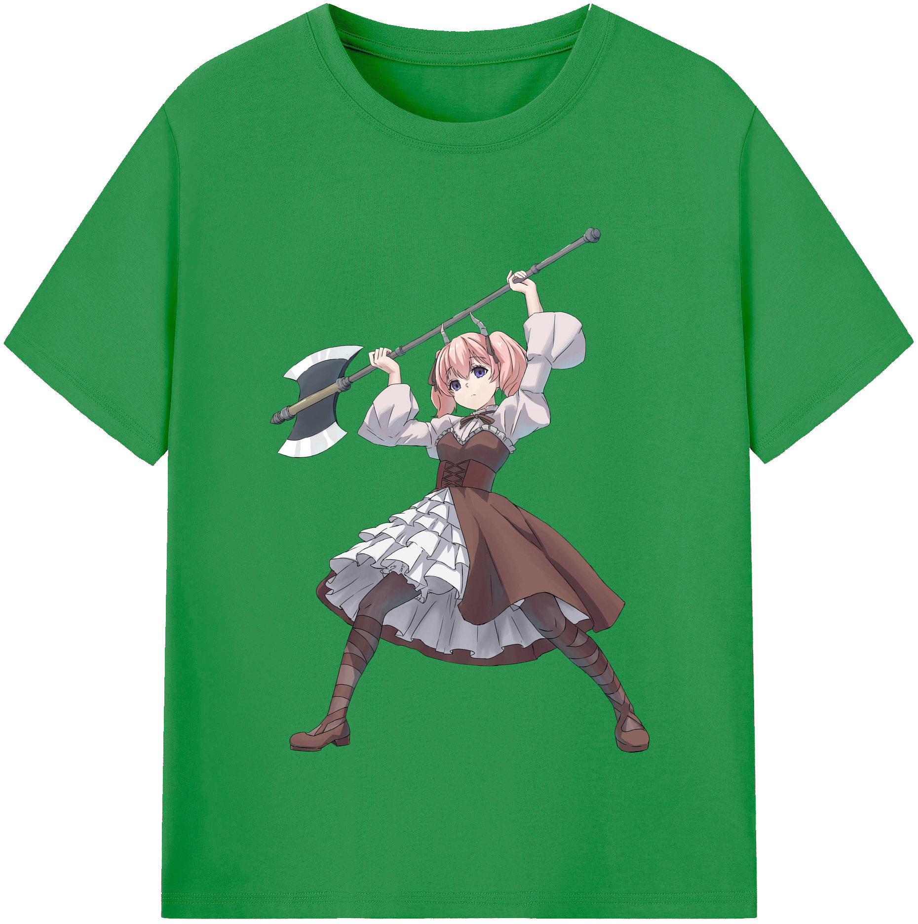 （画像用） 葬送のフリーレン Frieren レディースカジュアルプリントTシャツ（綿100％）