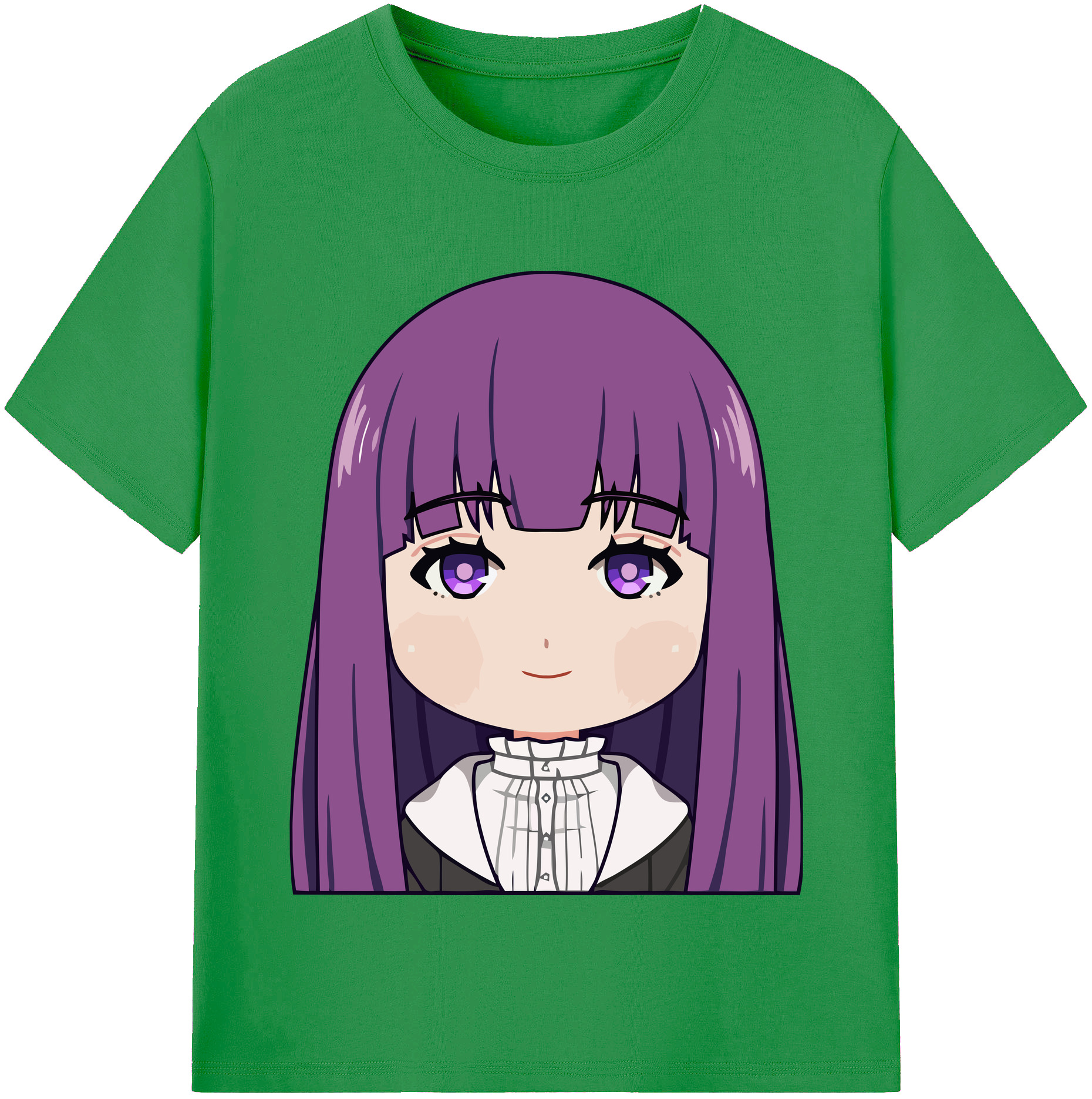 （画像用） 葬送のフリーレン Frieren レディースカジュアルプリントTシャツ（綿100％）