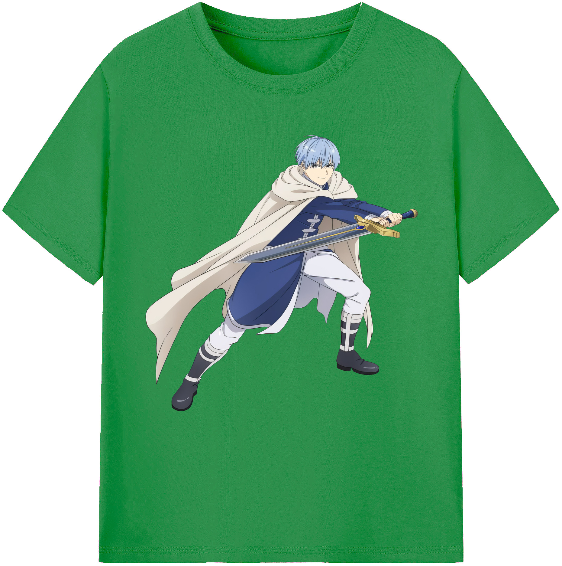 （画像用） 葬送のフリーレン Frieren レディースカジュアルプリントTシャツ（綿100％）
