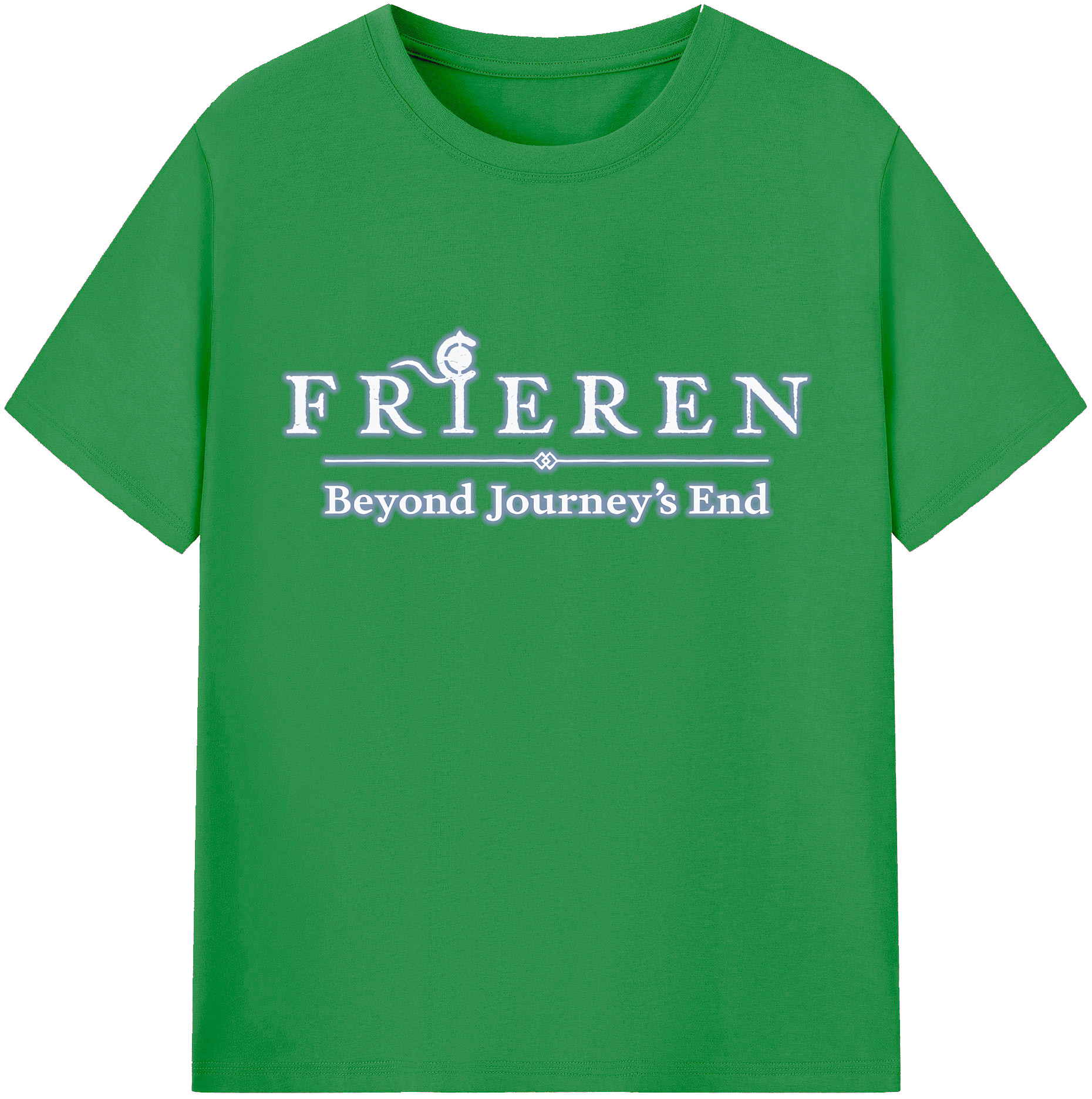 （画像用） 葬送のフリーレン Frieren レディースカジュアルプリントTシャツ（綿100％）