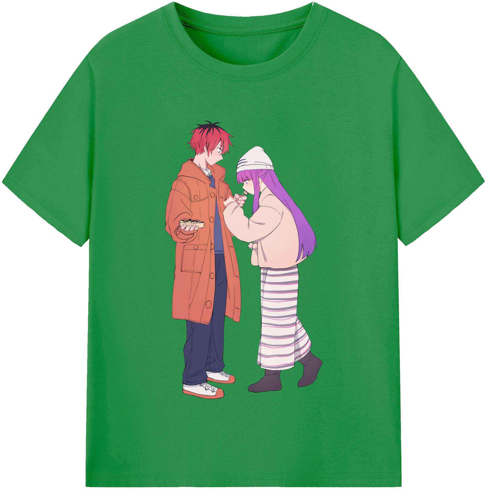 （画像用） 葬送のフリーレン Frieren レディースカジュアルプリントTシャツ（綿100％）