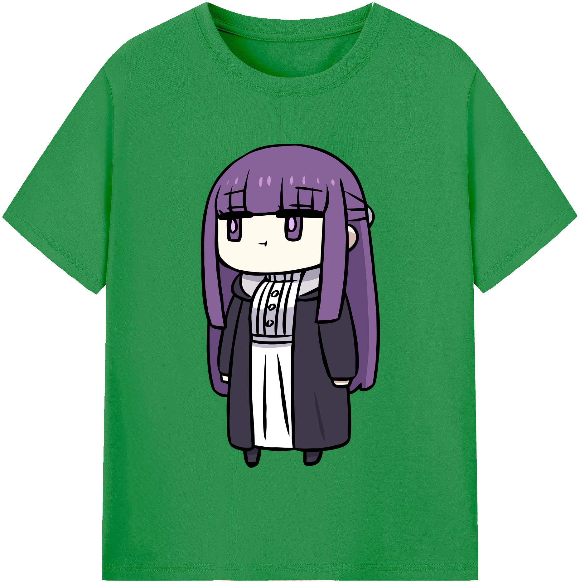 （画像用） 葬送のフリーレン Frieren レディースカジュアルプリントTシャツ（綿100％）