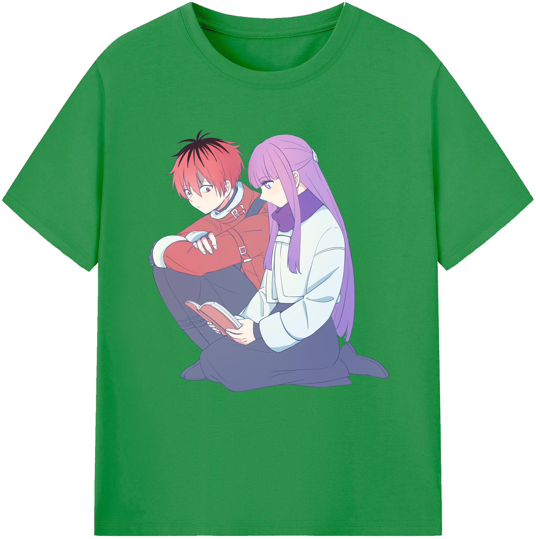 （画像用） 葬送のフリーレン Frieren レディースカジュアルプリントTシャツ（綿100％）