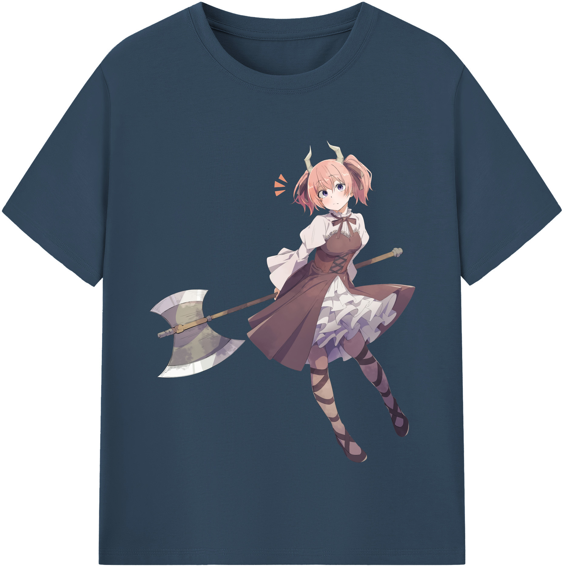 （画像用） 葬送のフリーレン Frieren レディースカジュアルプリントTシャツ（綿100％）