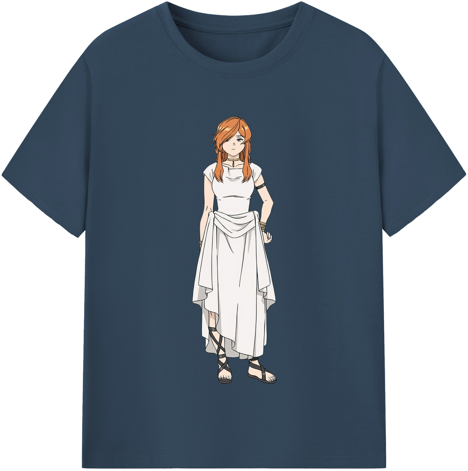 （画像用） 葬送のフリーレン Frieren レディースカジュアルプリントTシャツ（綿100％）