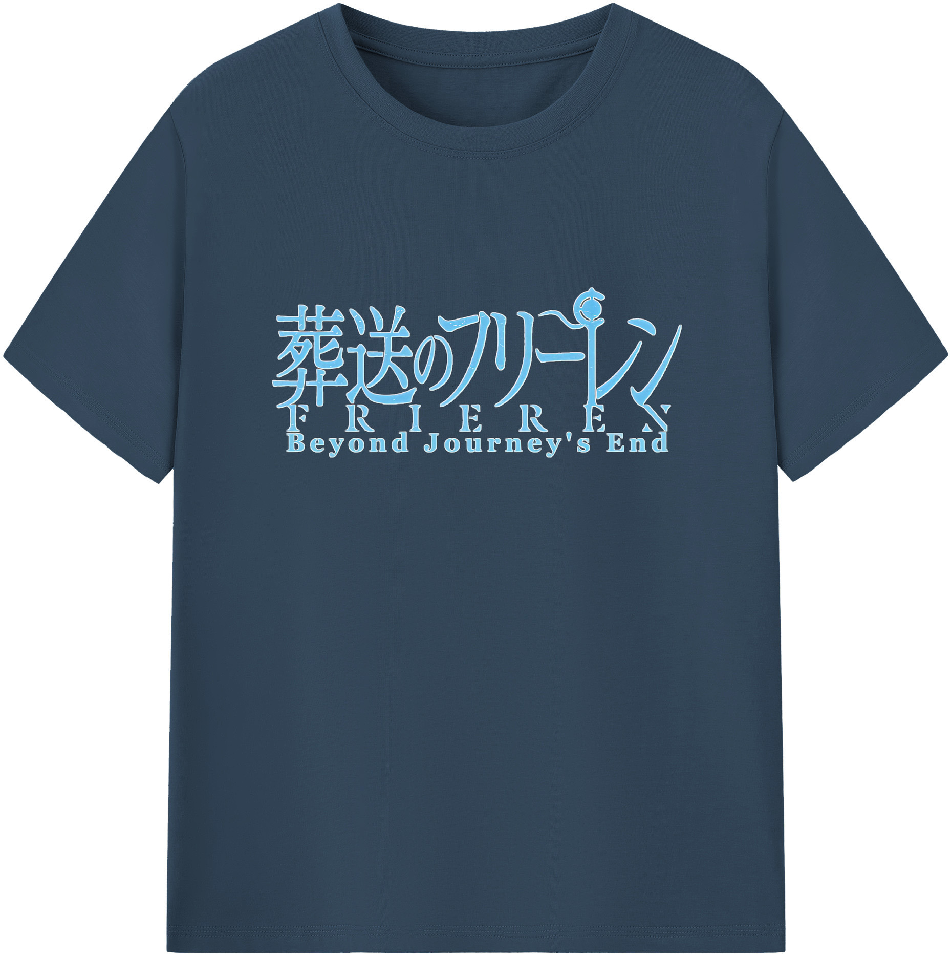 （画像用） 葬送のフリーレン Frieren レディースカジュアルプリントTシャツ（綿100％）