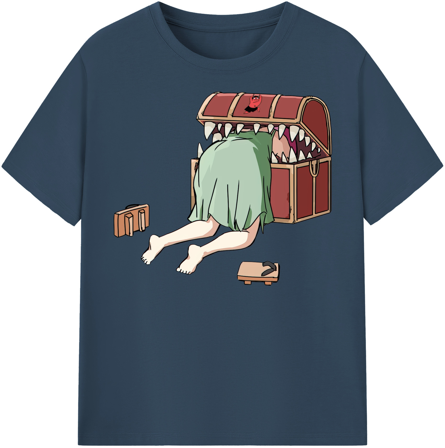 （画像用） 葬送のフリーレン Frieren レディースカジュアルプリントTシャツ（綿100％）