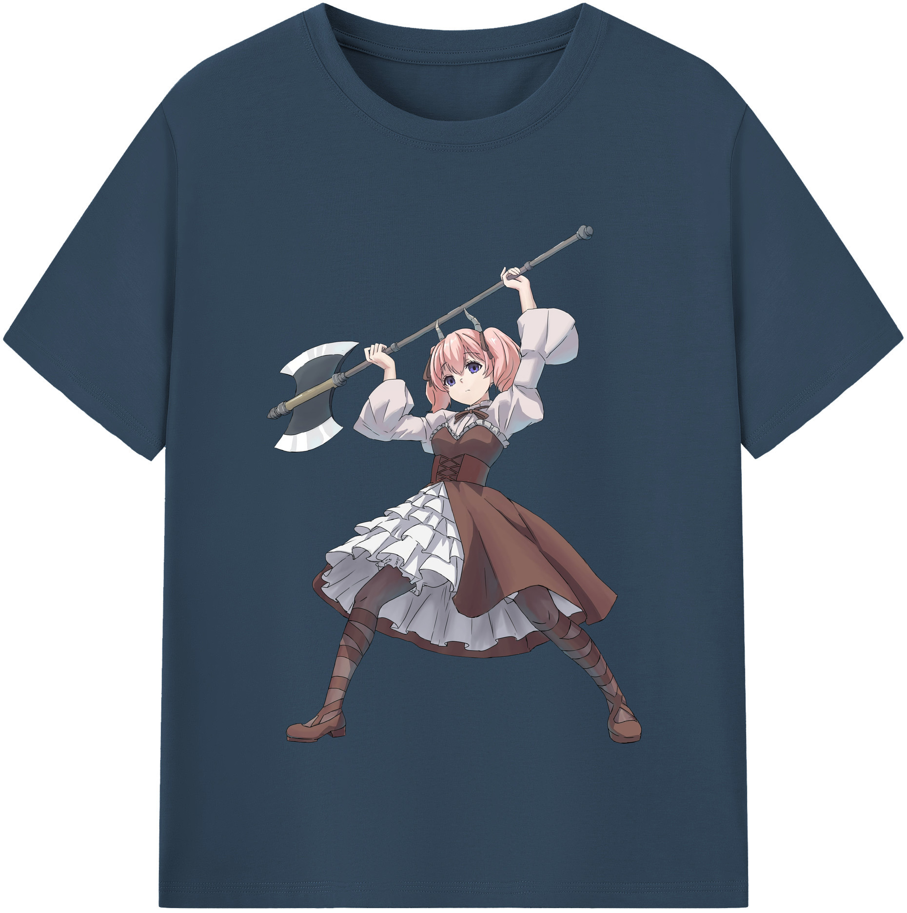 （画像用） 葬送のフリーレン Frieren レディースカジュアルプリントTシャツ（綿100％）