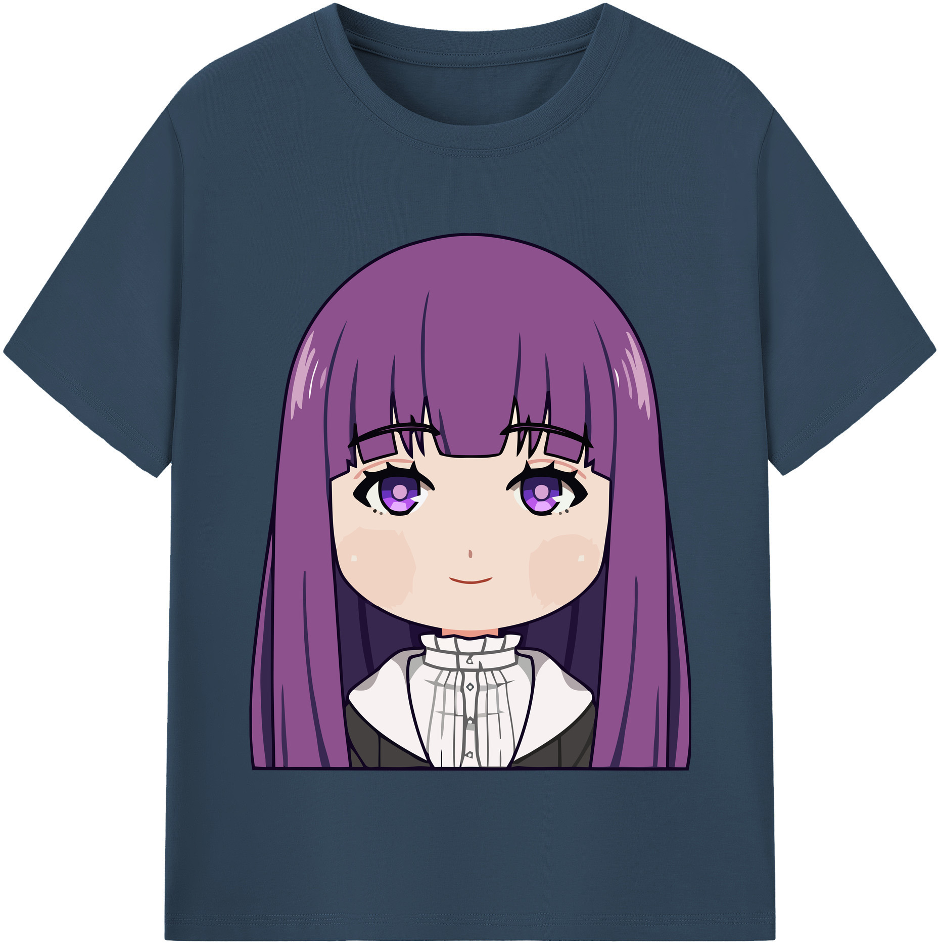 （画像用） 葬送のフリーレン Frieren レディースカジュアルプリントTシャツ（綿100％）