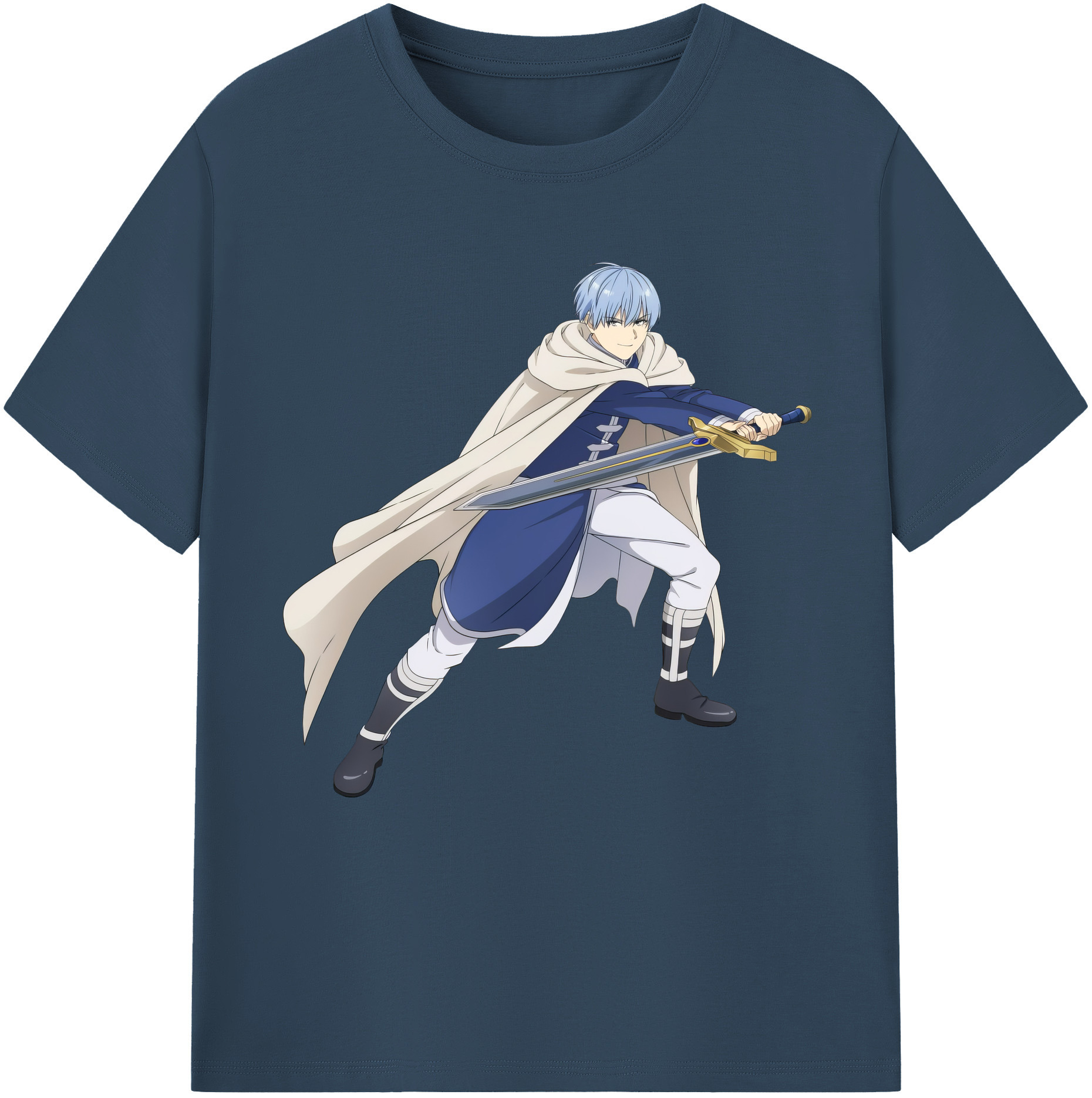 （画像用） 葬送のフリーレン Frieren レディースカジュアルプリントTシャツ（綿100％）