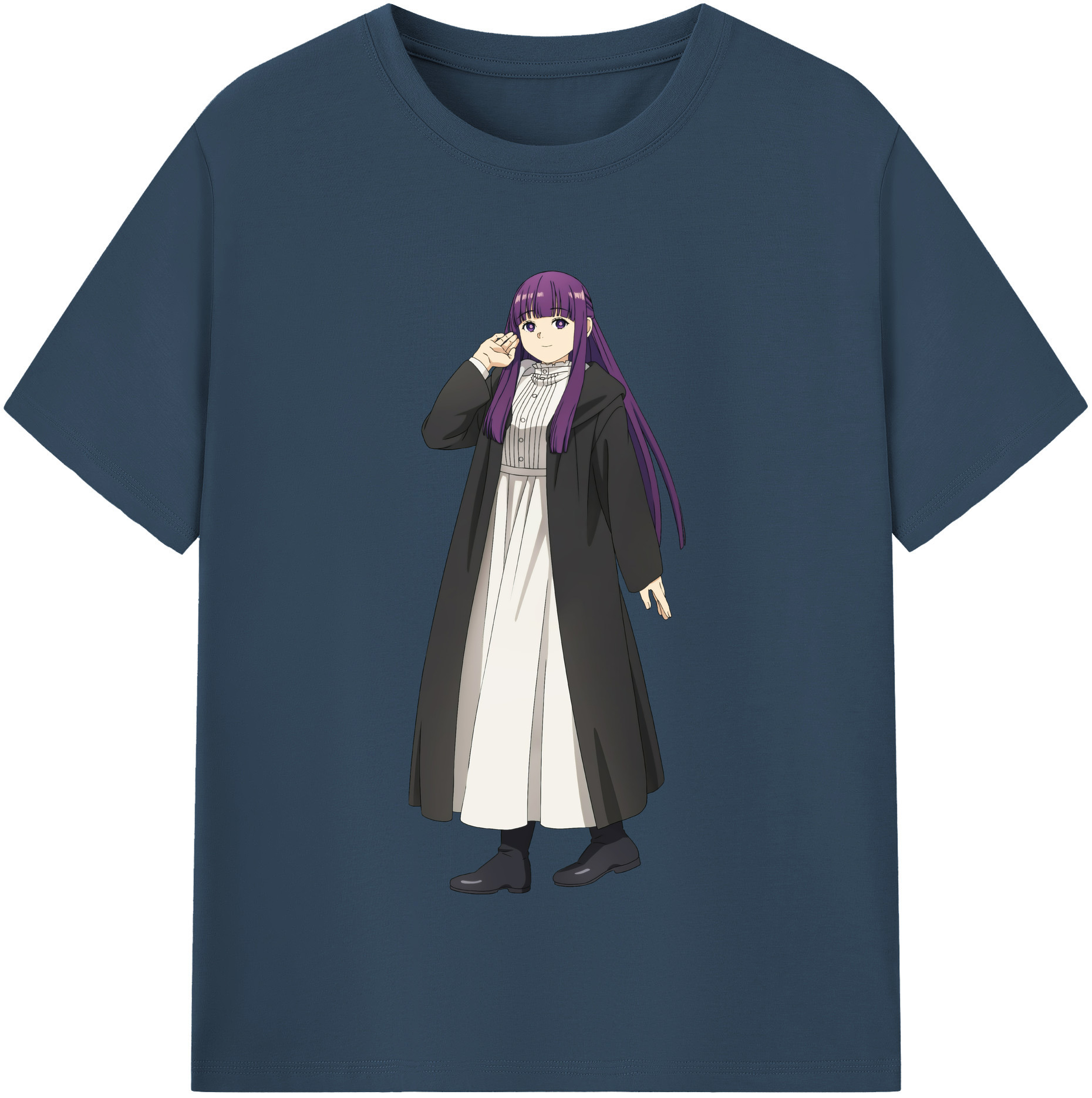 （画像用） 葬送のフリーレン Frieren レディースカジュアルプリントTシャツ（綿100％）