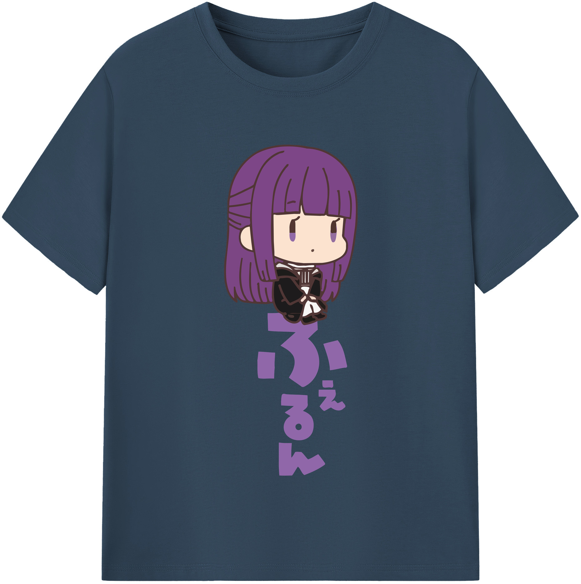 （画像用） 葬送のフリーレン Frieren レディースカジュアルプリントTシャツ（綿100％）