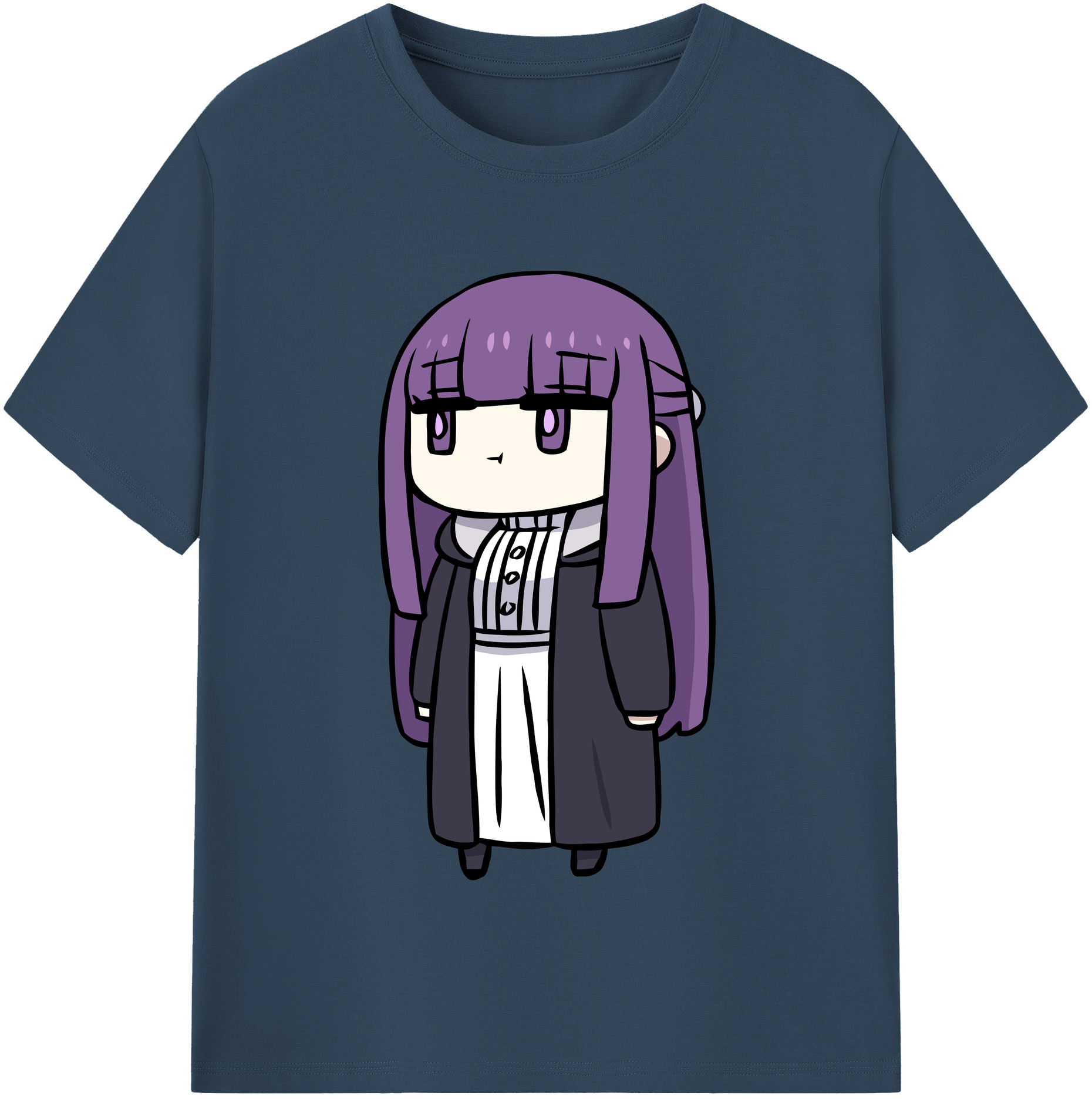（画像用） 葬送のフリーレン Frieren レディースカジュアルプリントTシャツ（綿100％）