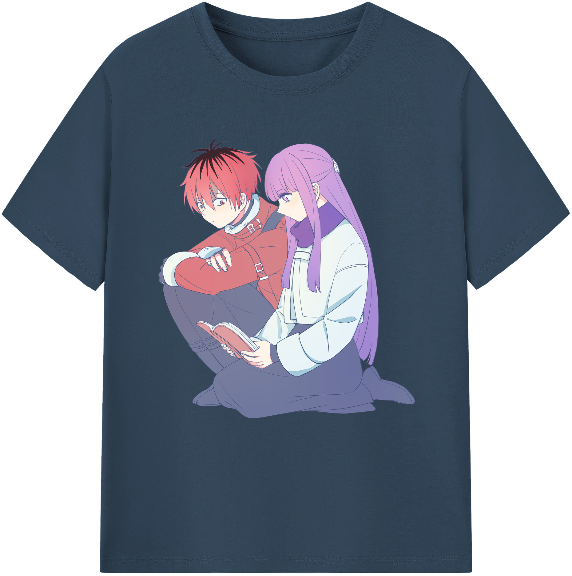 （画像用） 葬送のフリーレン Frieren レディースカジュアルプリントTシャツ（綿100％）