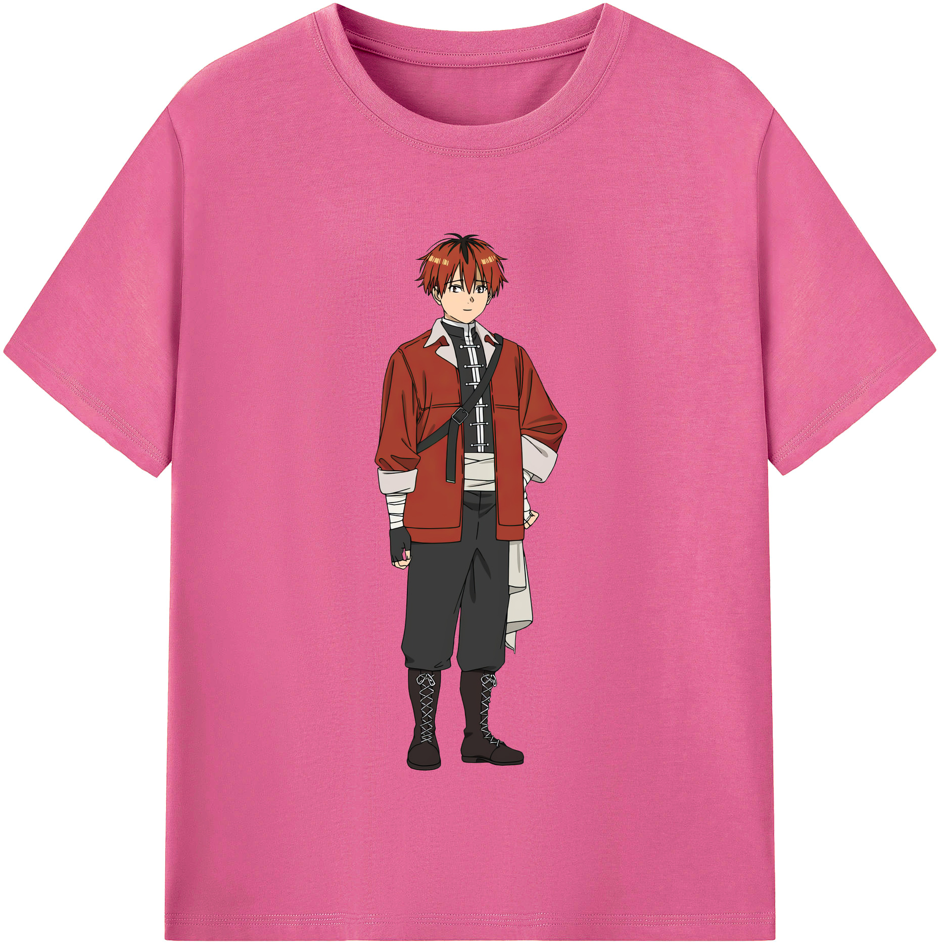 （画像用） 葬送のフリーレン Frieren レディースカジュアルプリントTシャツ（綿100％）