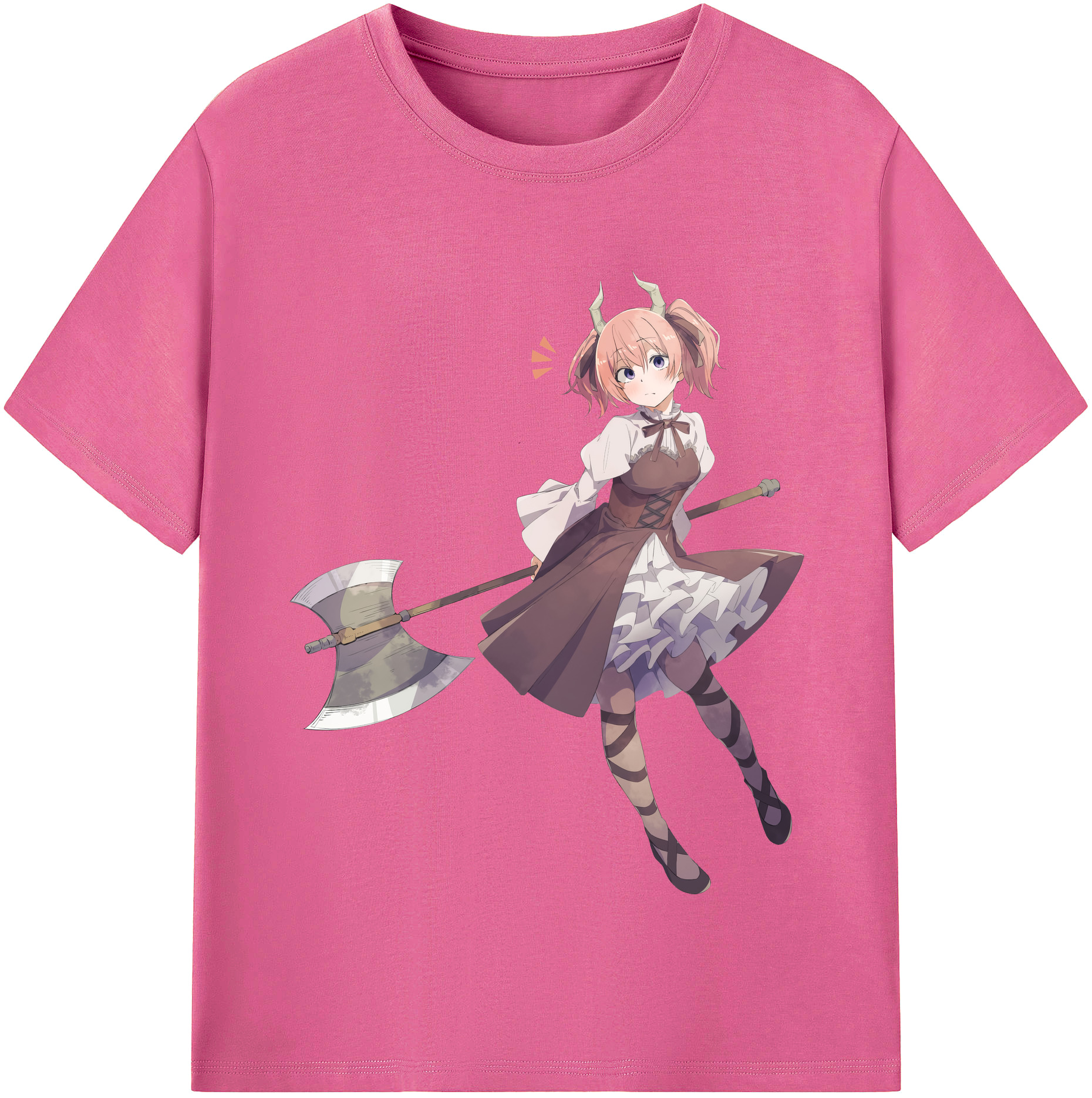（画像用） 葬送のフリーレン Frieren レディースカジュアルプリントTシャツ（綿100％）