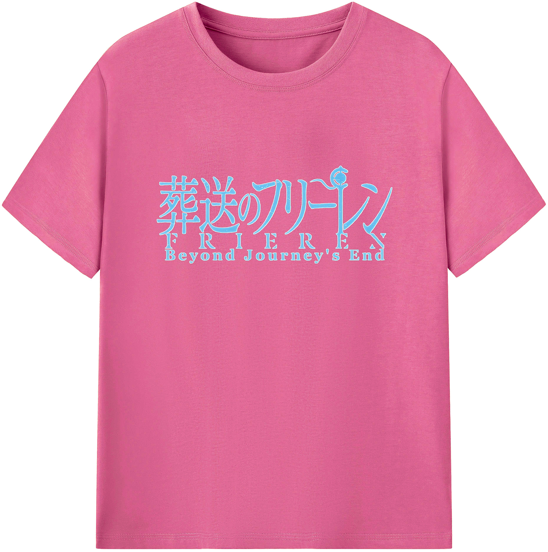 （画像用） 葬送のフリーレン Frieren レディースカジュアルプリントTシャツ（綿100％）