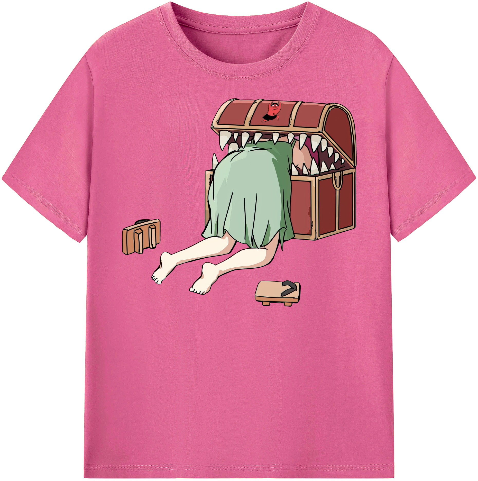 （画像用） 葬送のフリーレン Frieren レディースカジュアルプリントTシャツ（綿100％）