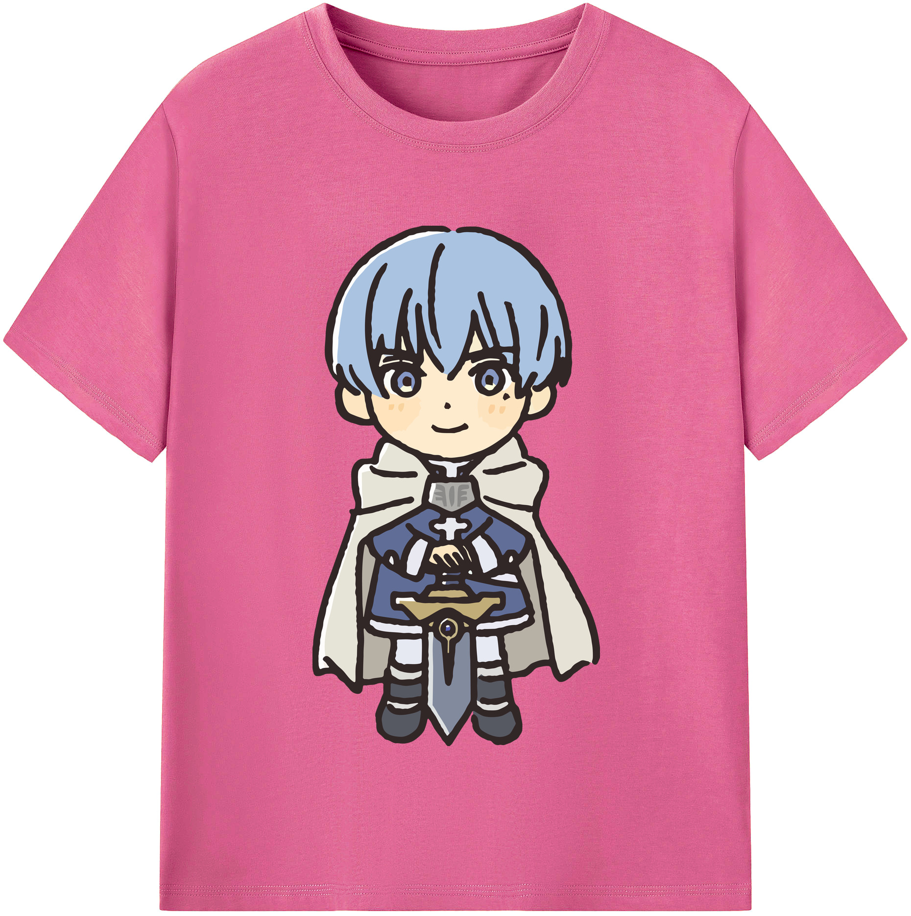（画像用） 葬送のフリーレン Frieren レディースカジュアルプリントTシャツ（綿100％）