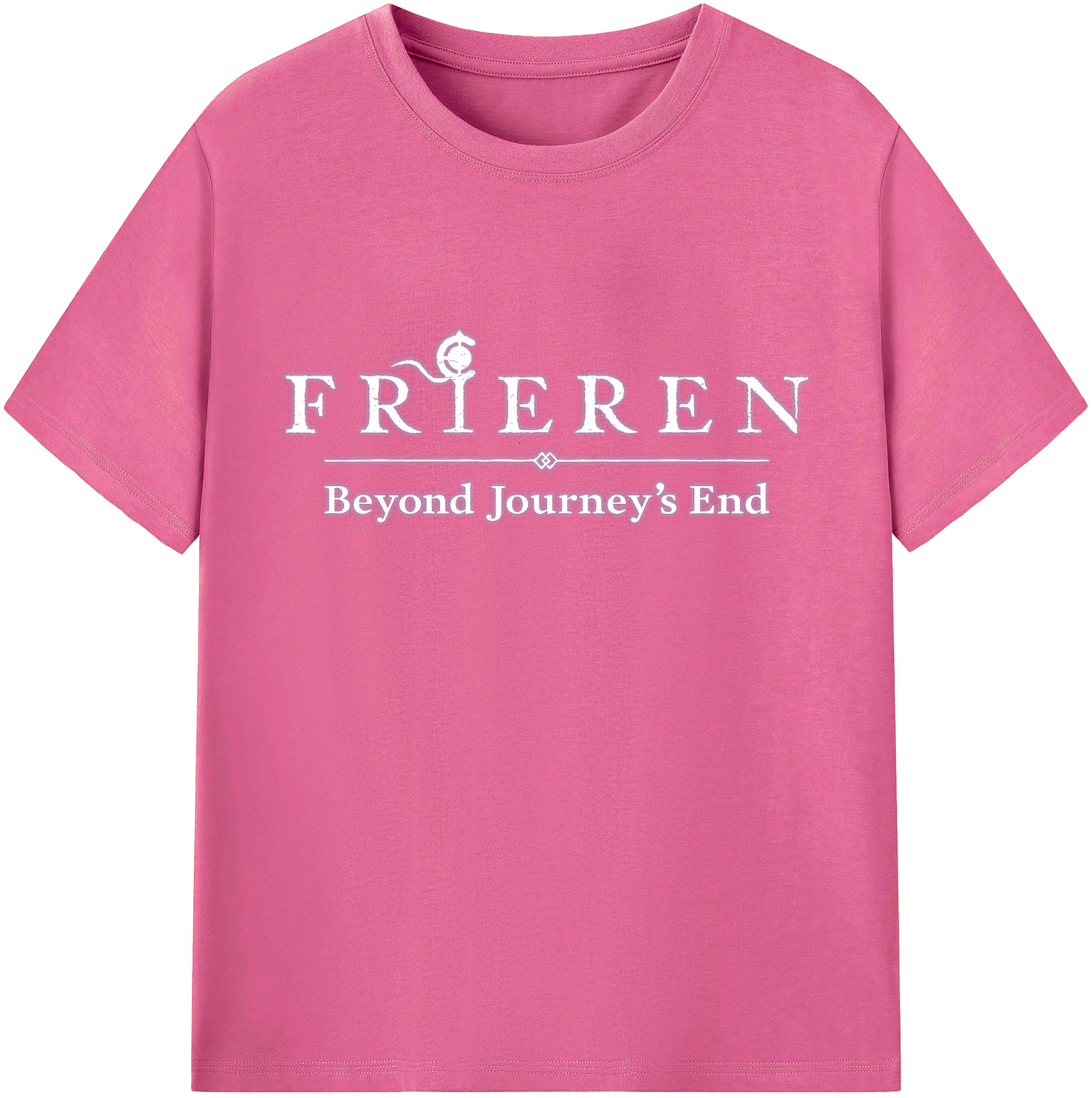 （画像用） 葬送のフリーレン Frieren レディースカジュアルプリントTシャツ（綿100％）