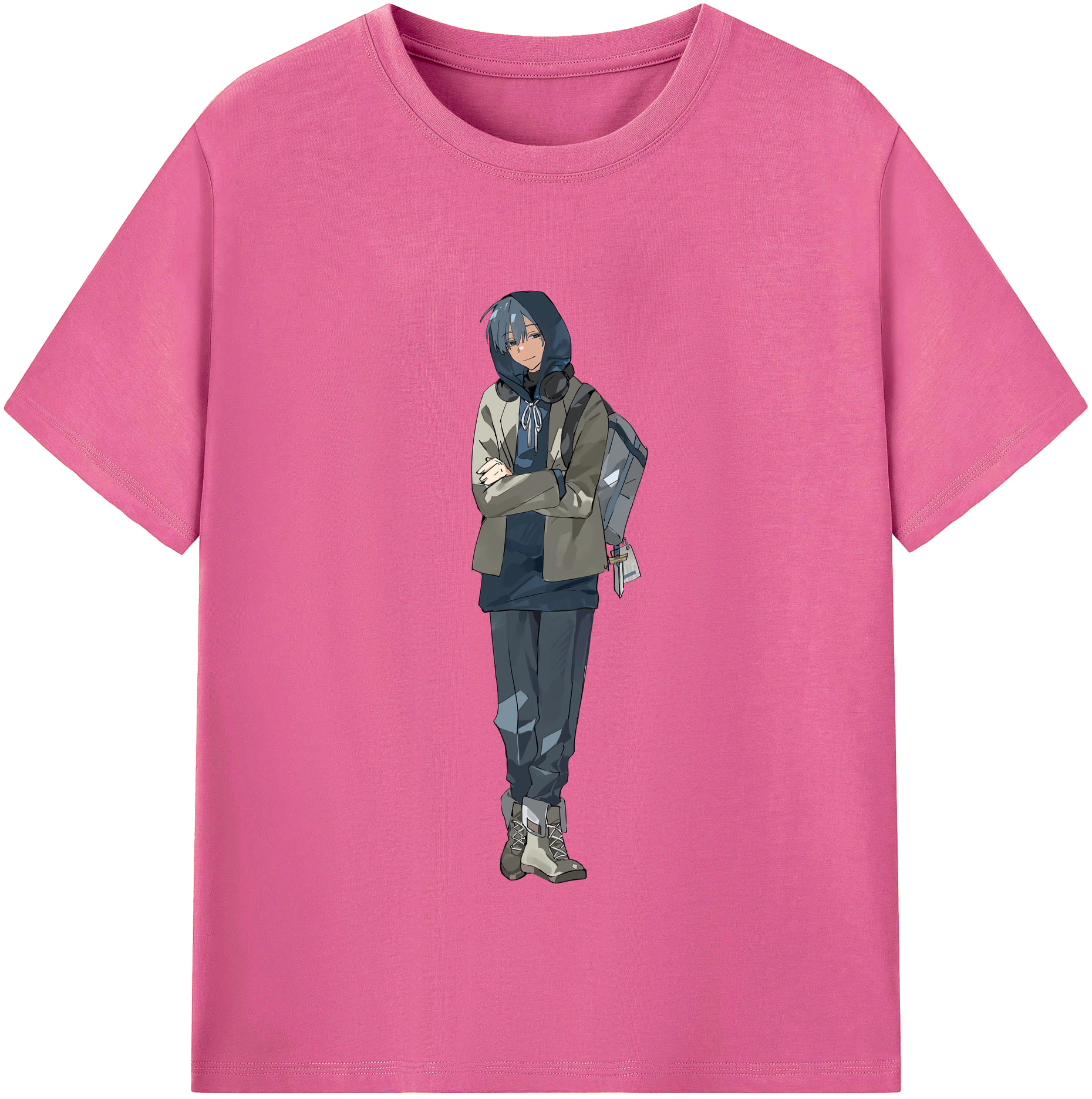 （画像用） 葬送のフリーレン Frieren レディースカジュアルプリントTシャツ（綿100％）