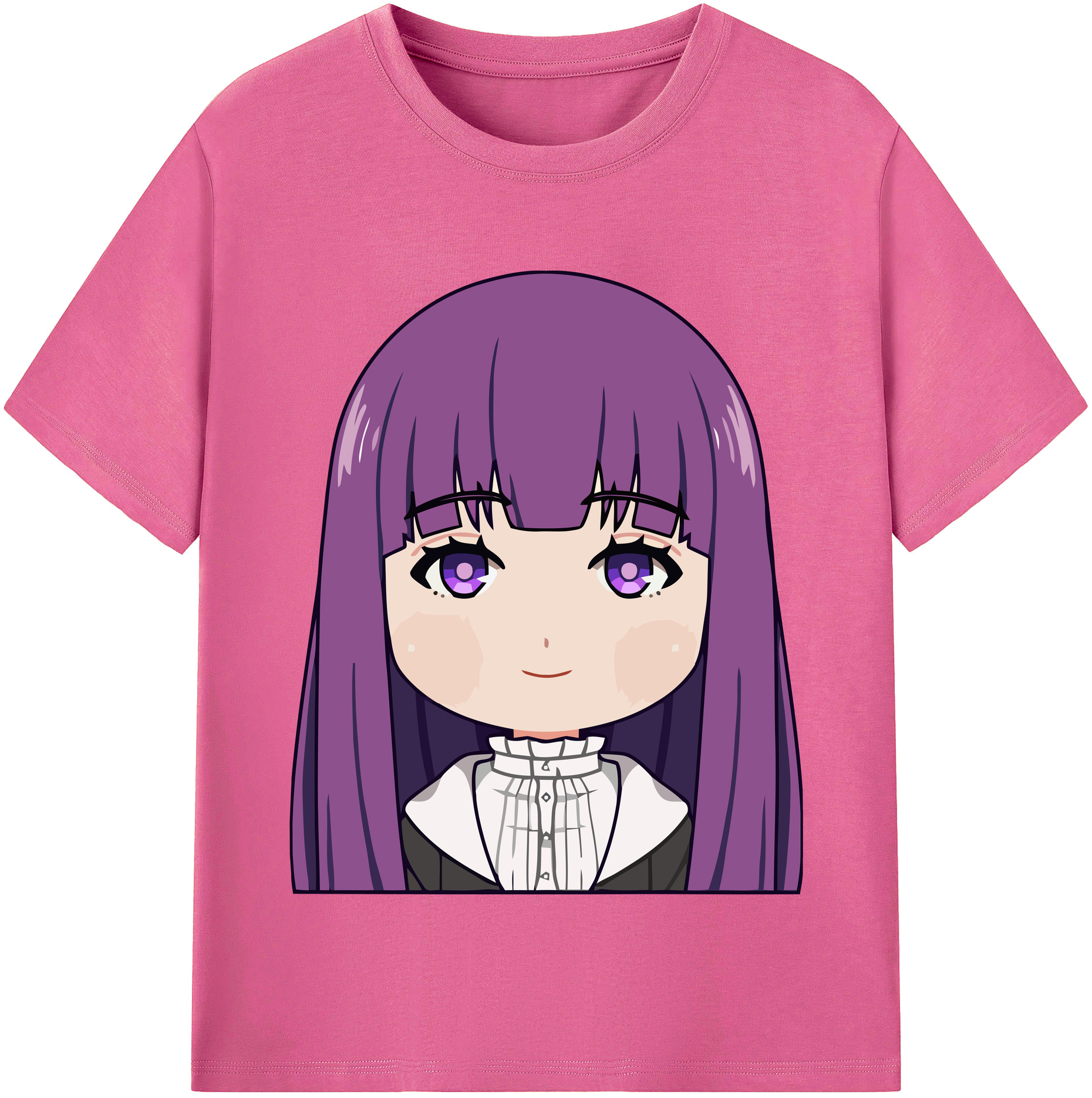 （画像用） 葬送のフリーレン Frieren レディースカジュアルプリントTシャツ（綿100％）