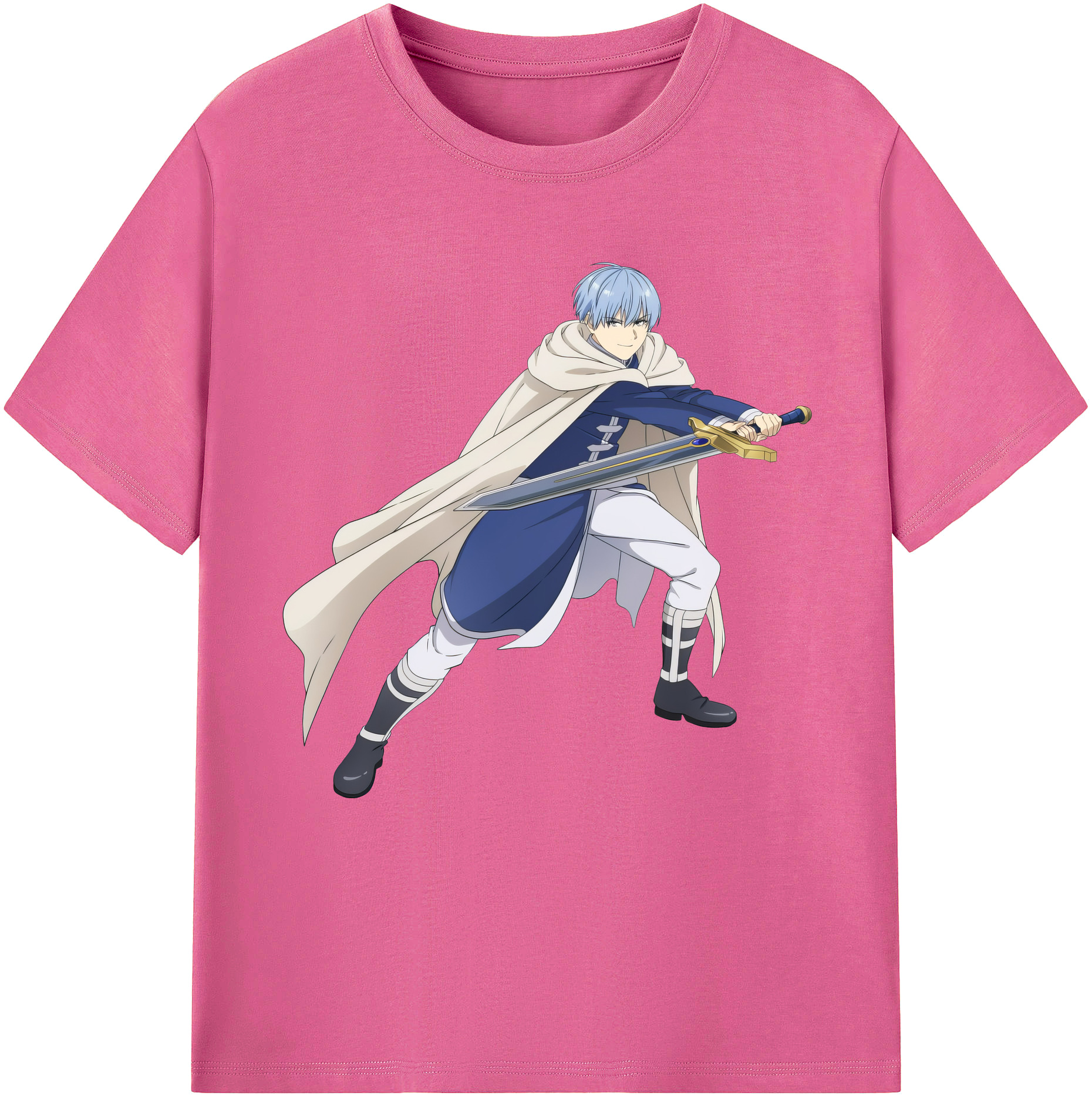 （画像用） 葬送のフリーレン Frieren レディースカジュアルプリントTシャツ（綿100％）