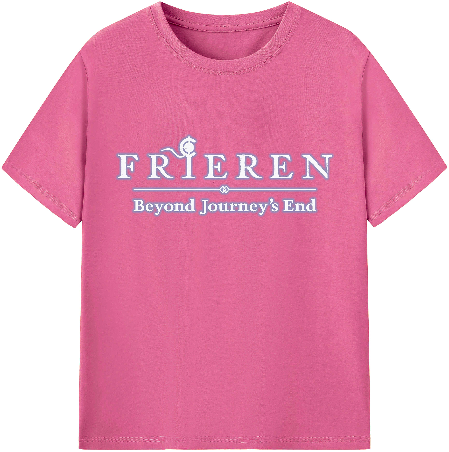 （画像用） 葬送のフリーレン Frieren レディースカジュアルプリントTシャツ（綿100％）
