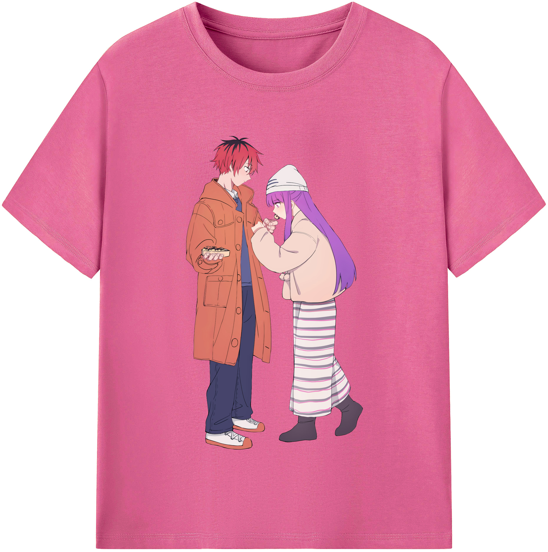 （画像用） 葬送のフリーレン Frieren レディースカジュアルプリントTシャツ（綿100％）