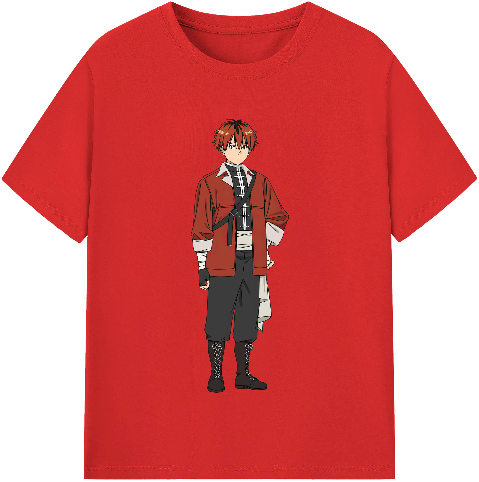 （画像用） 葬送のフリーレン Frieren レディースカジュアルプリントTシャツ（綿100％）