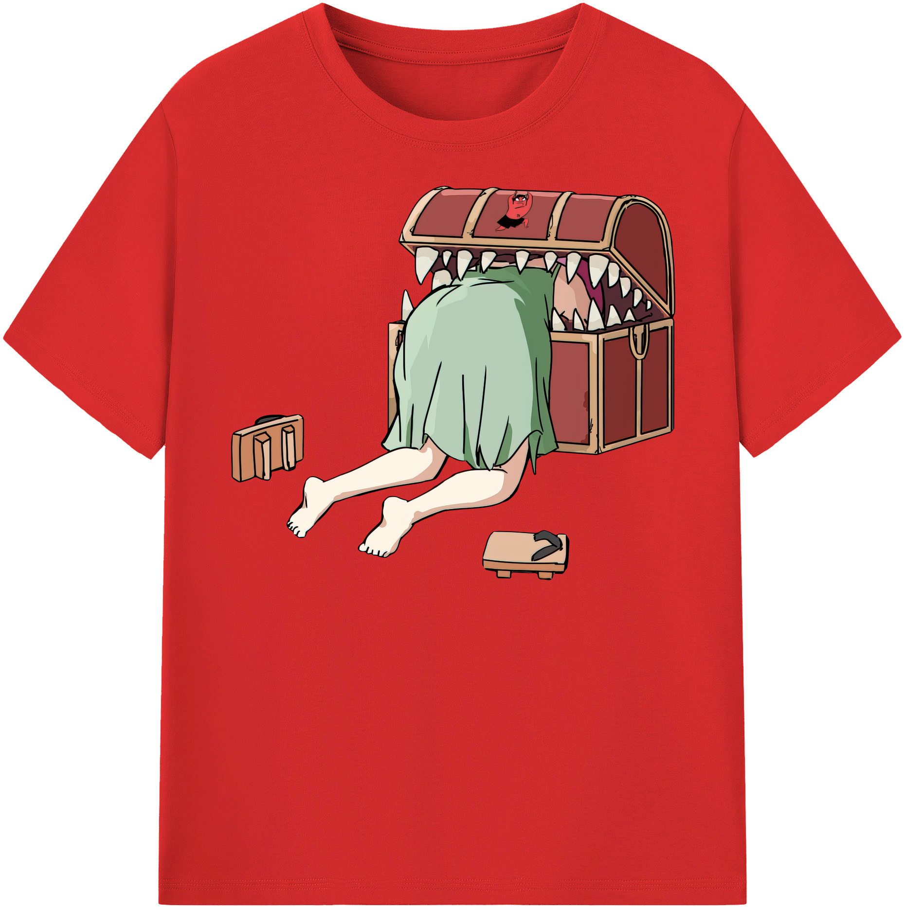 （画像用） 葬送のフリーレン Frieren レディースカジュアルプリントTシャツ（綿100％）