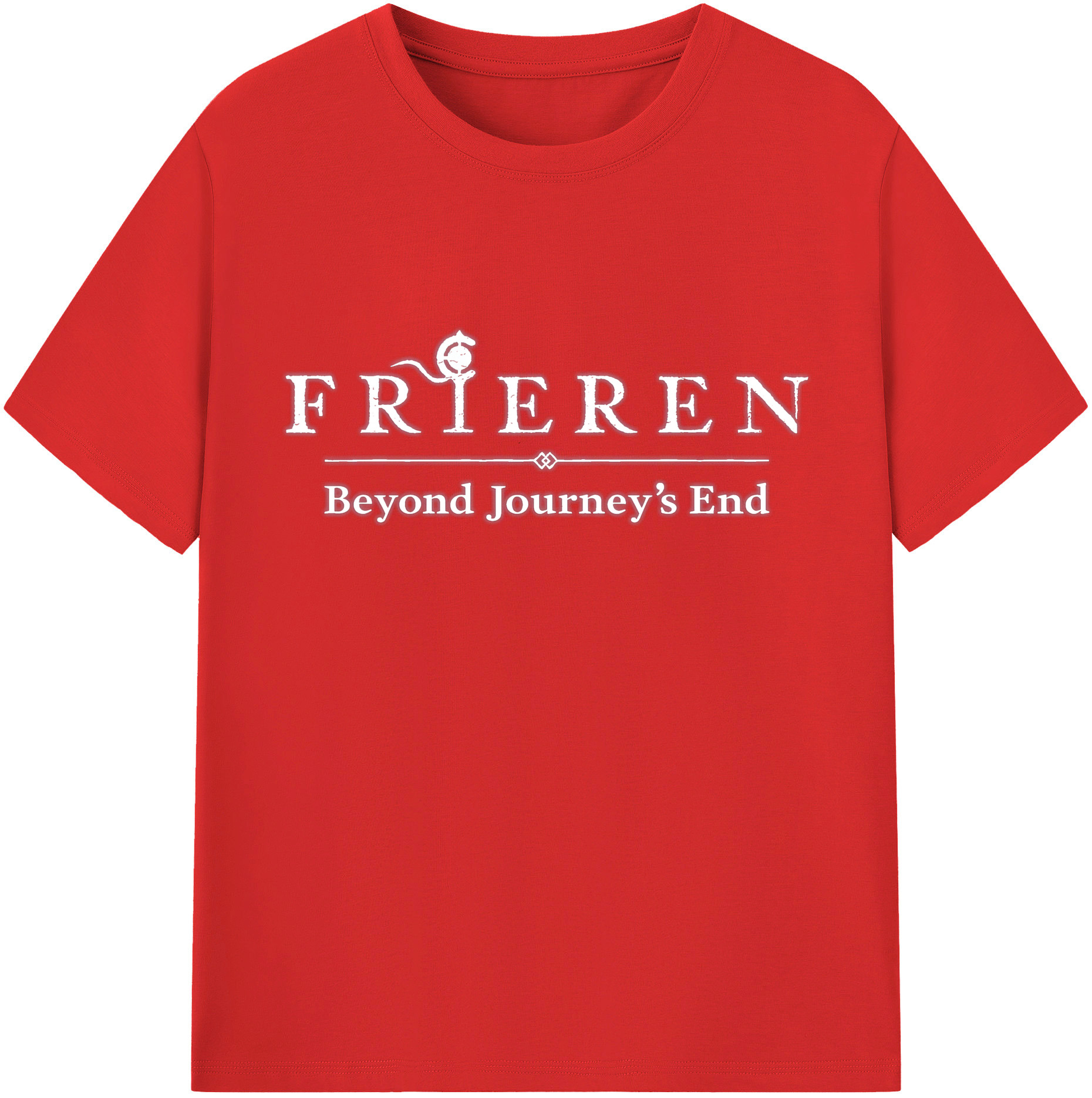 （画像用） 葬送のフリーレン Frieren レディースカジュアルプリントTシャツ（綿100％）